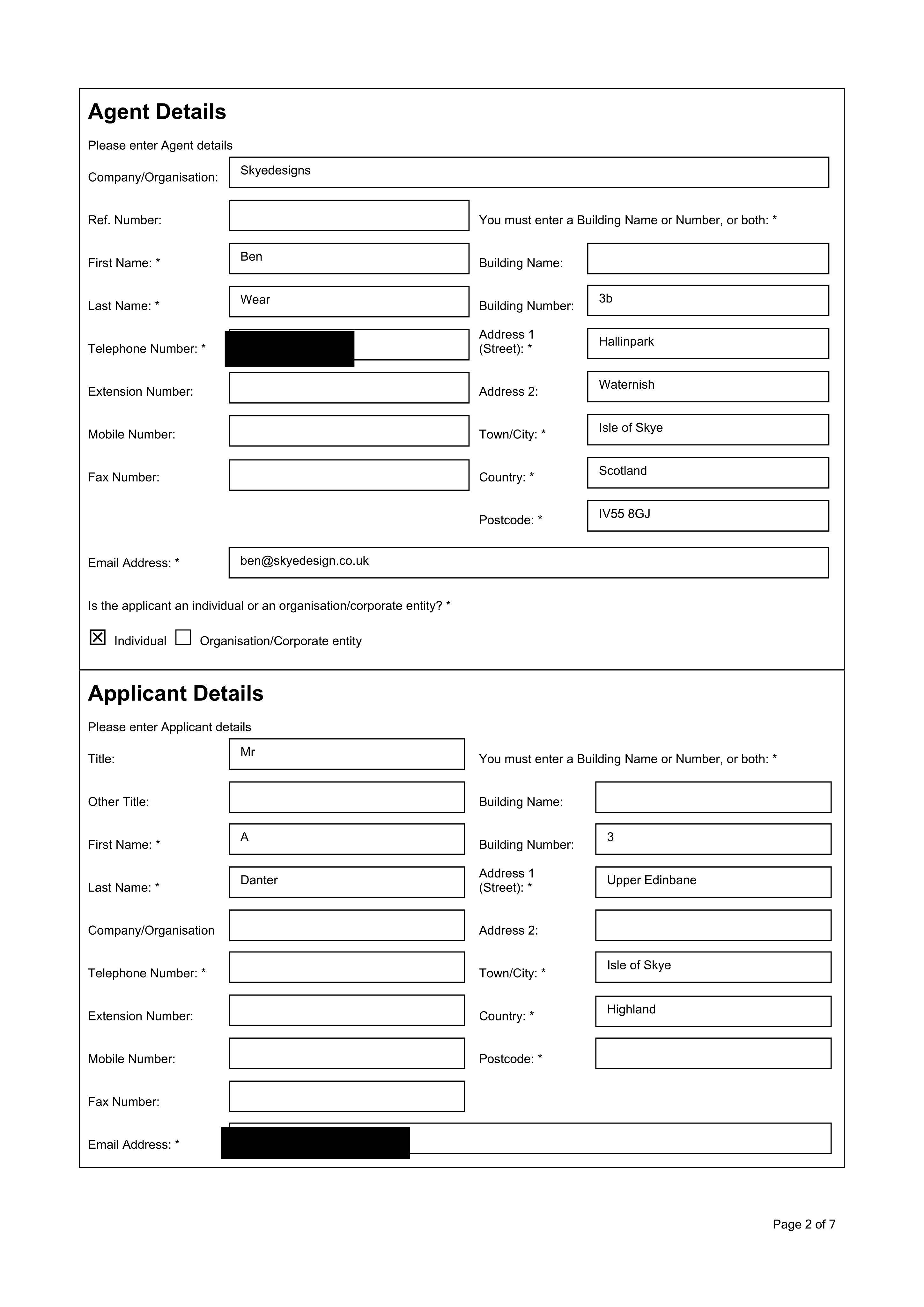 Planning document