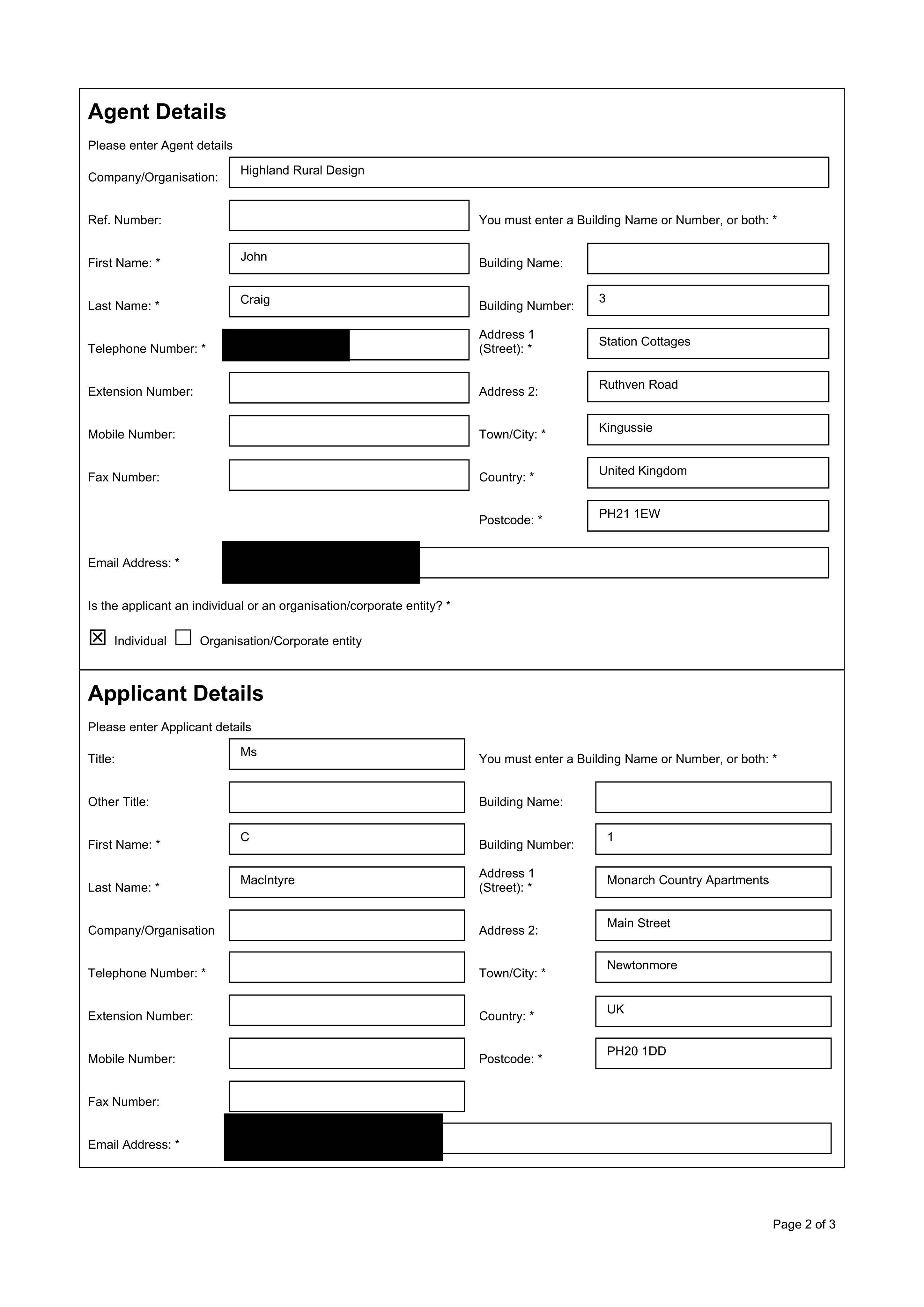 Planning document