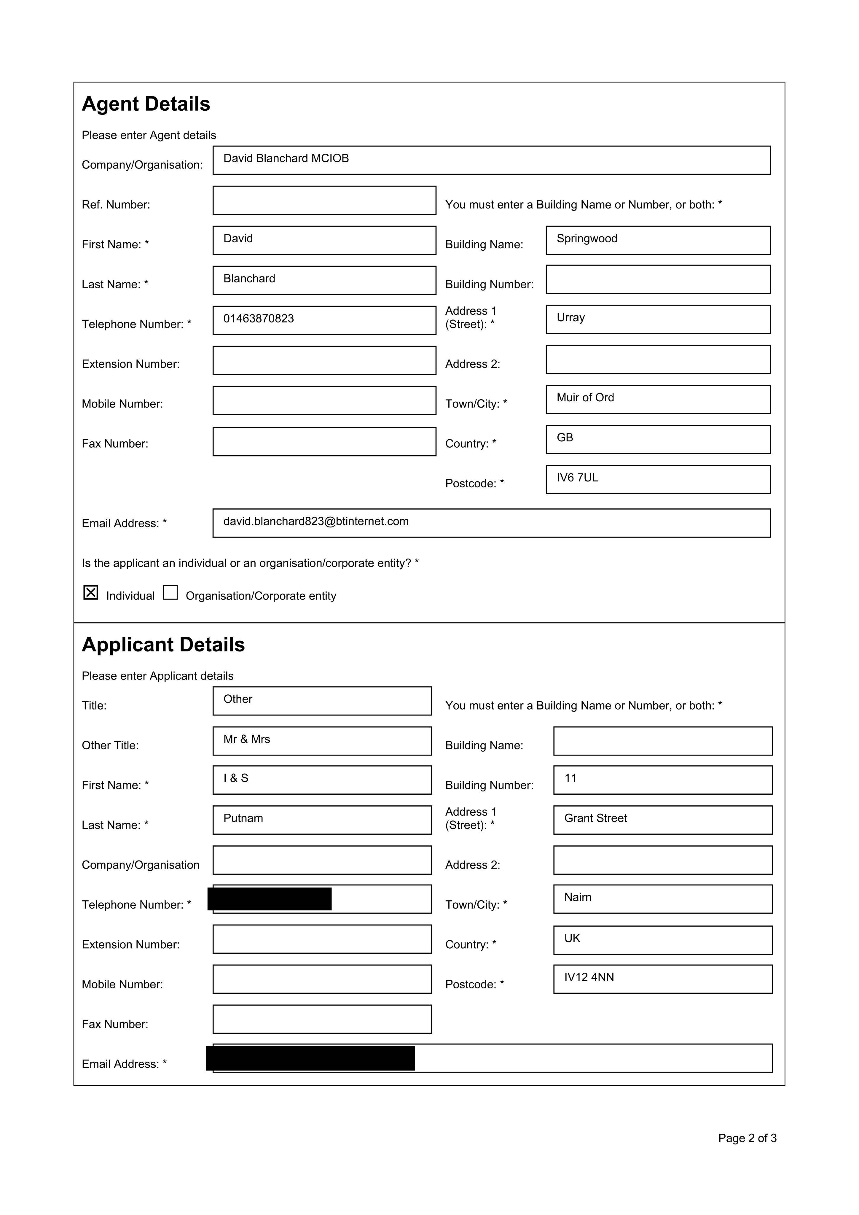 Planning document
