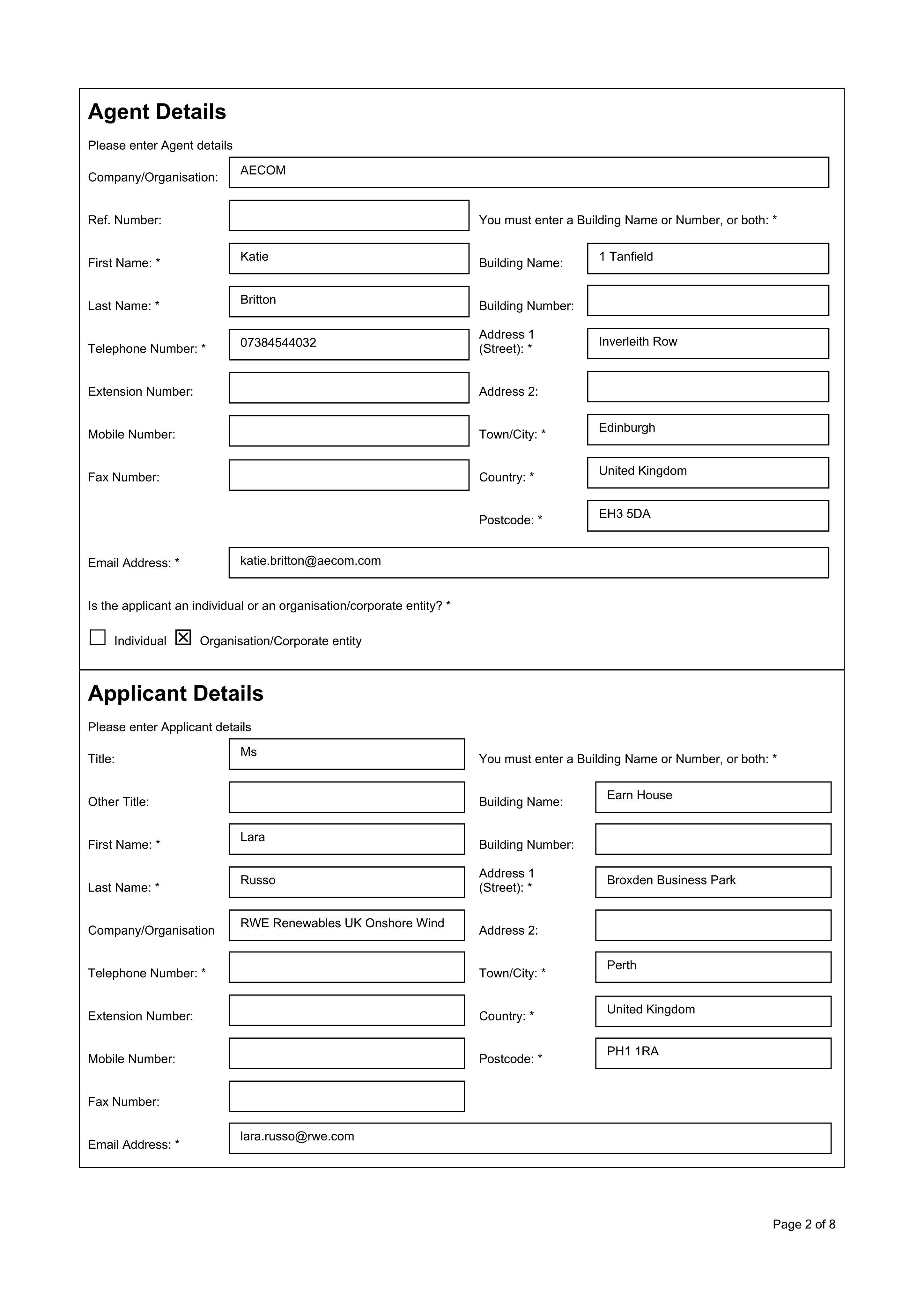 Planning document