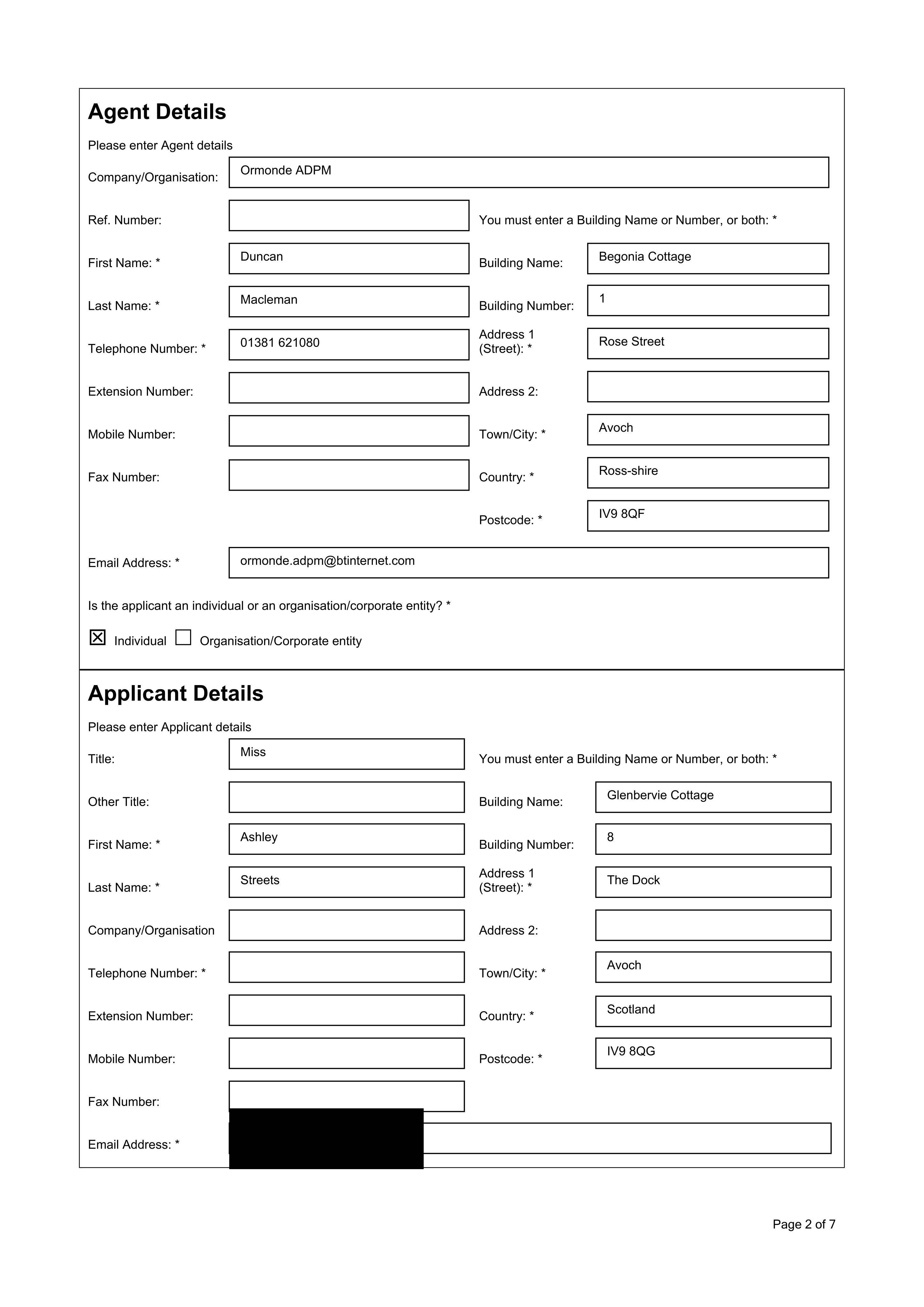Planning document