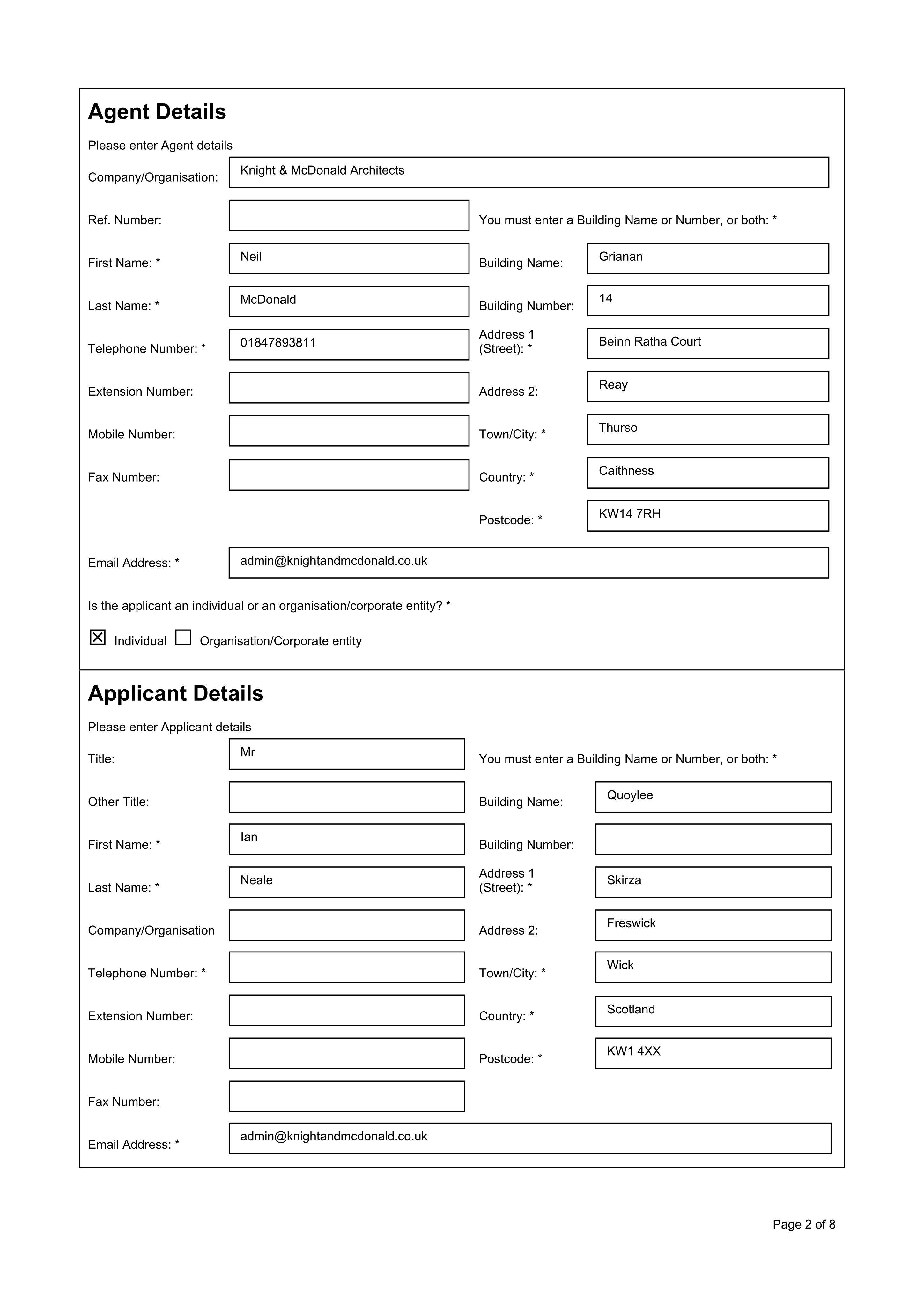 Planning document