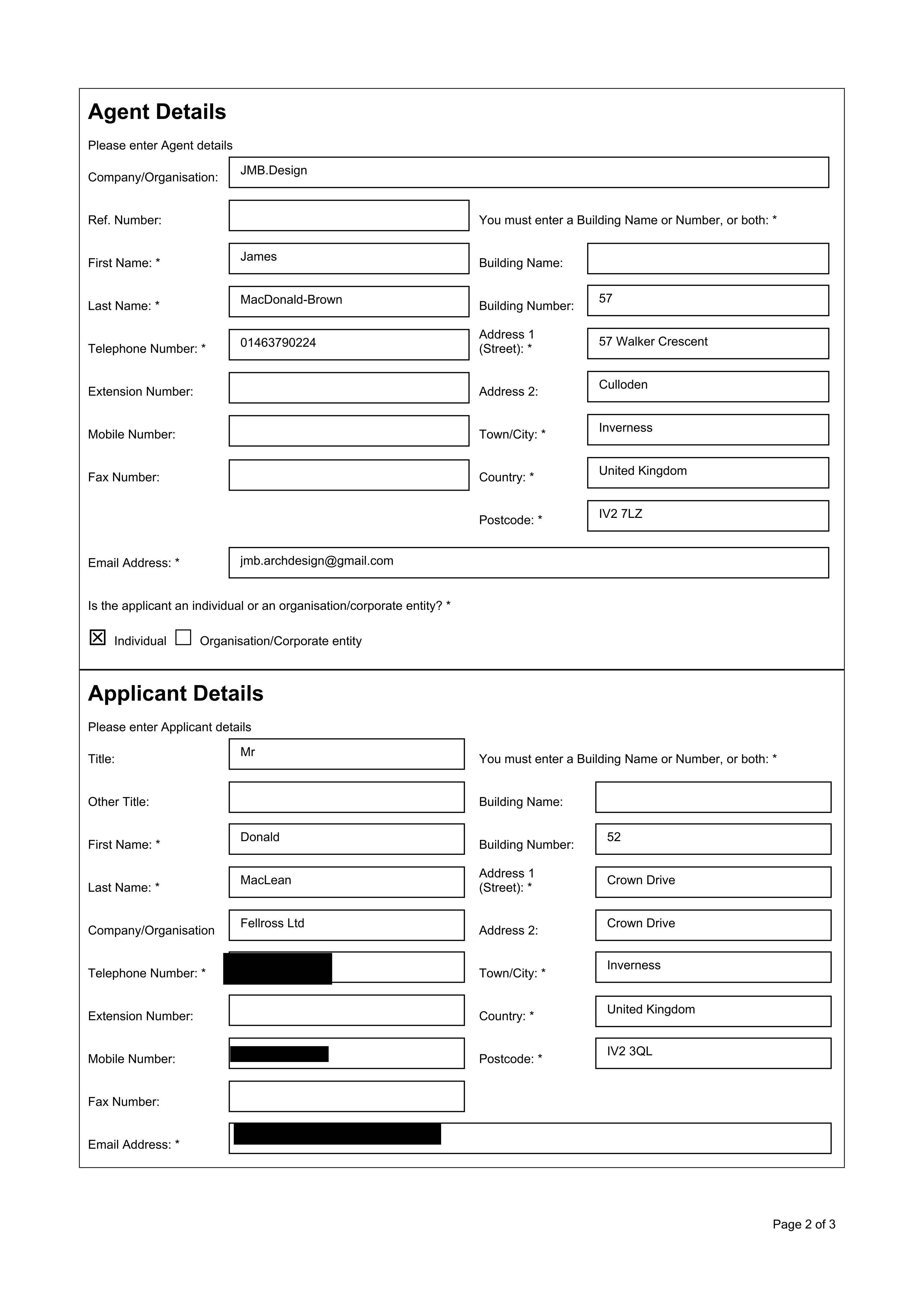 Planning document