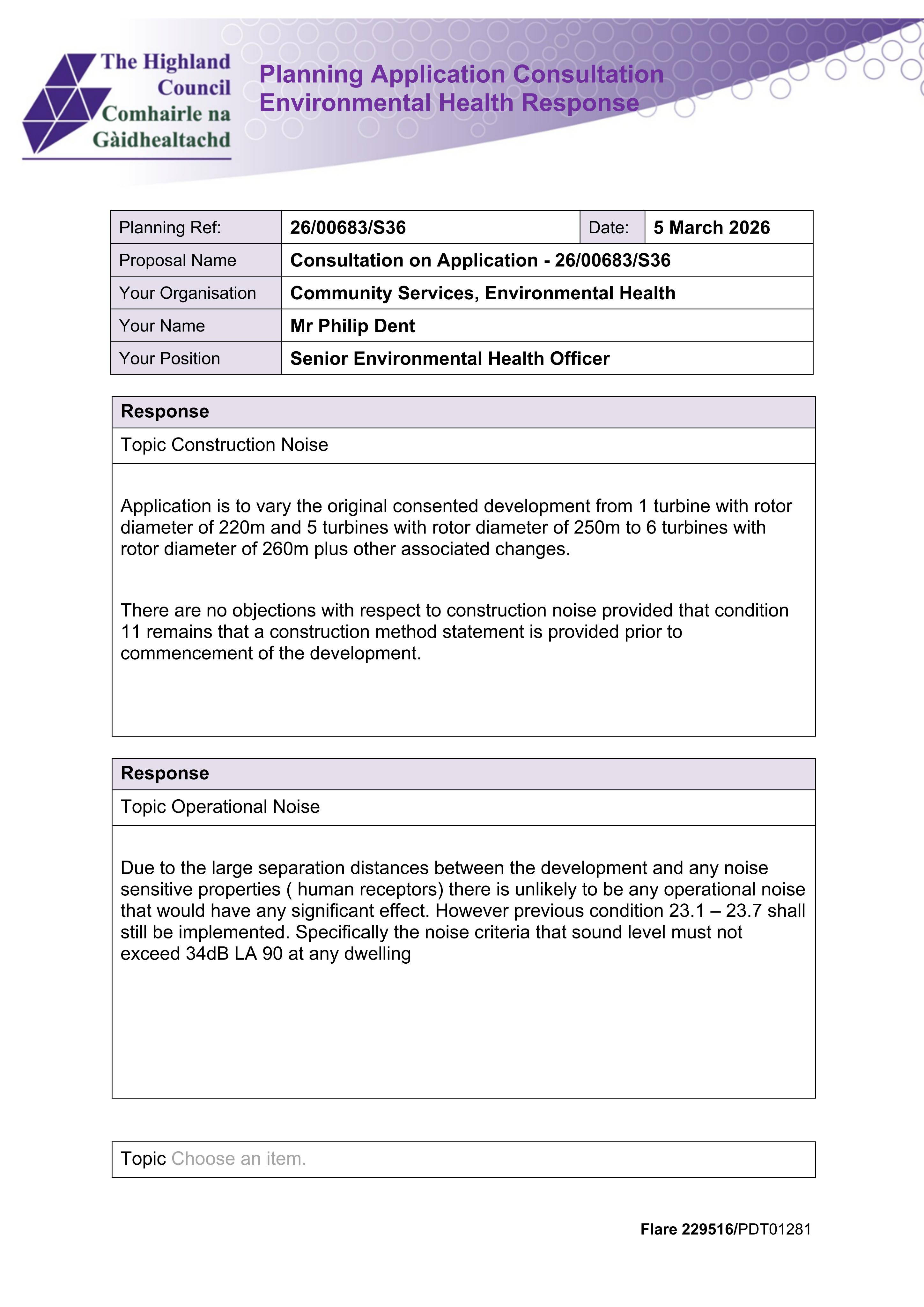 Planning document