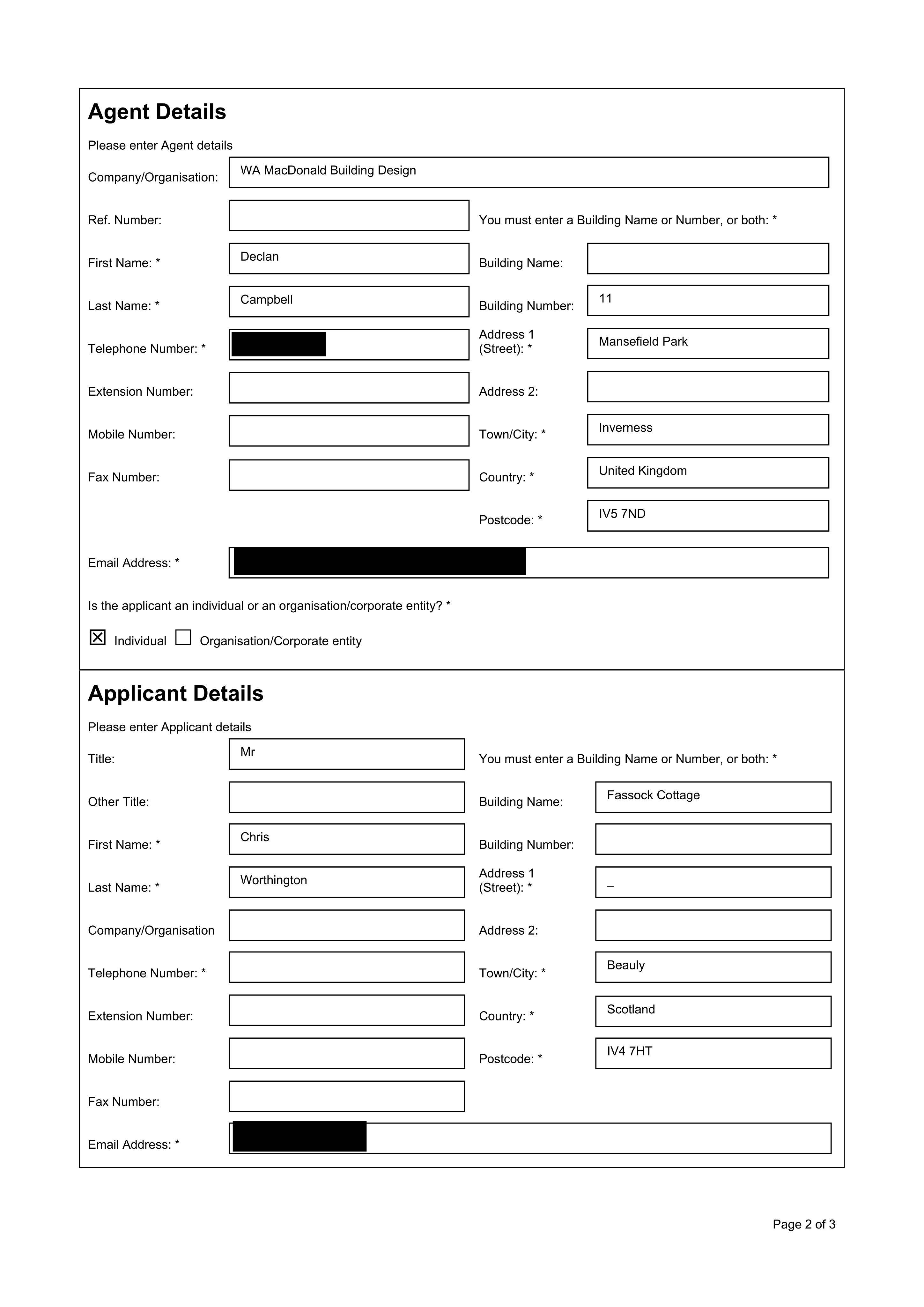 Planning document