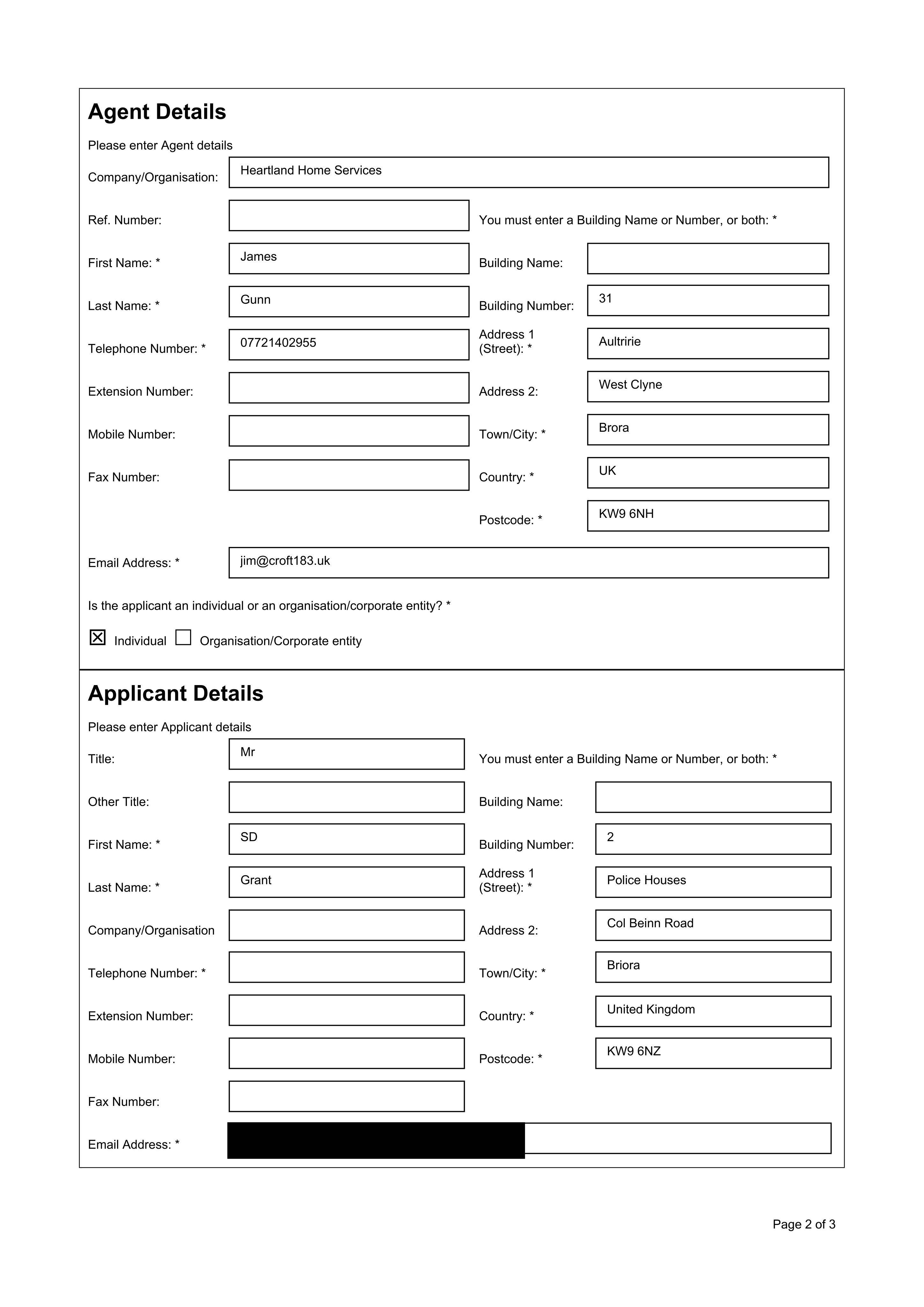 Planning document
