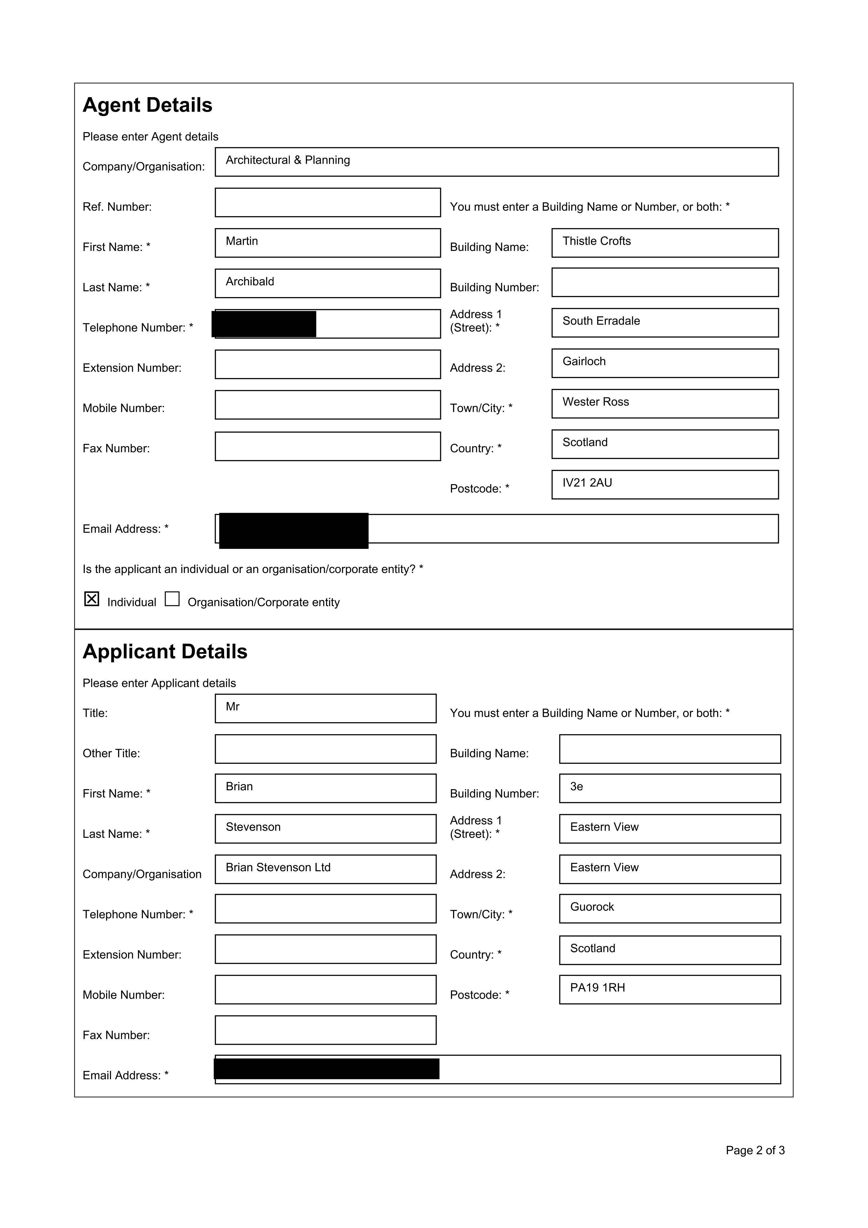 Planning document