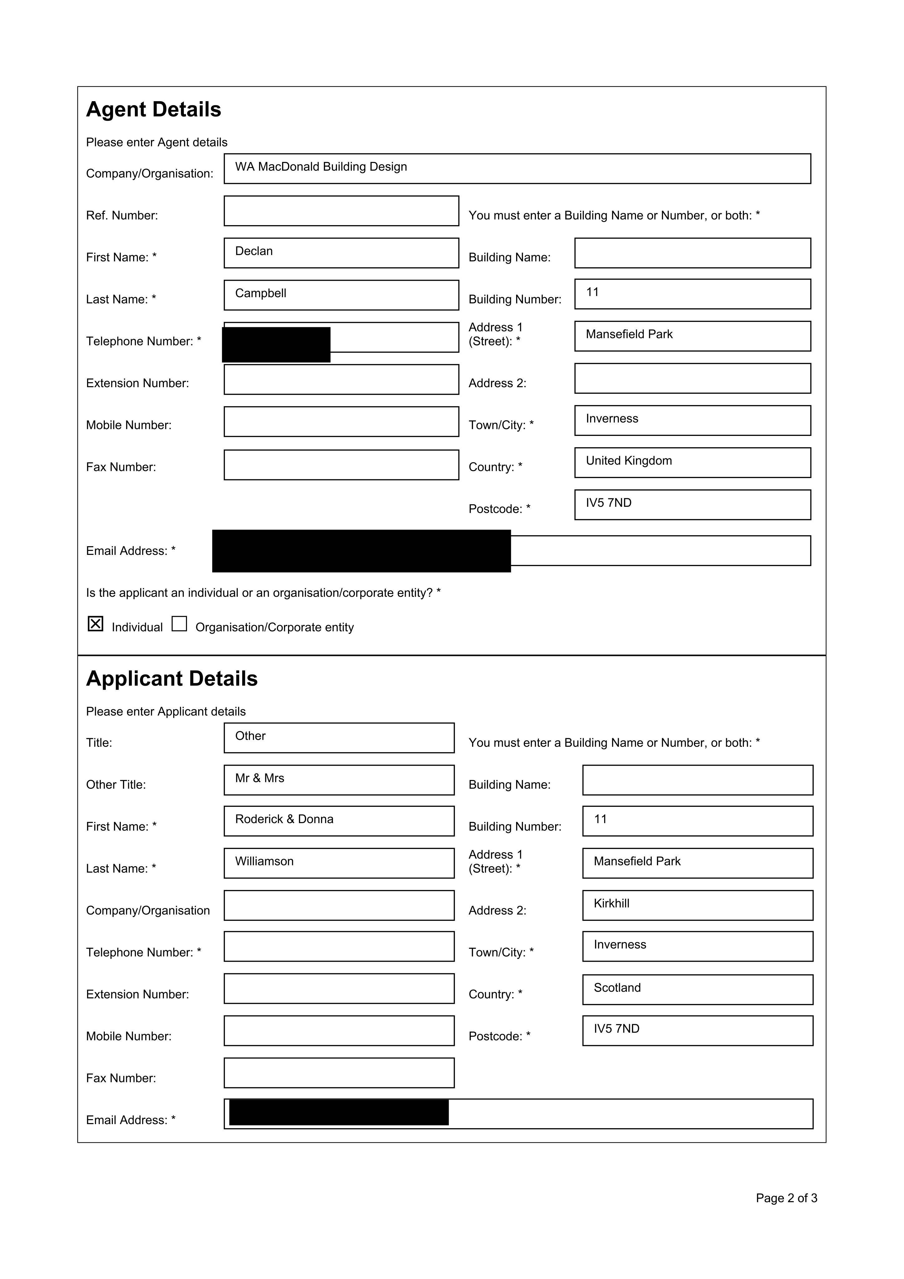Planning document