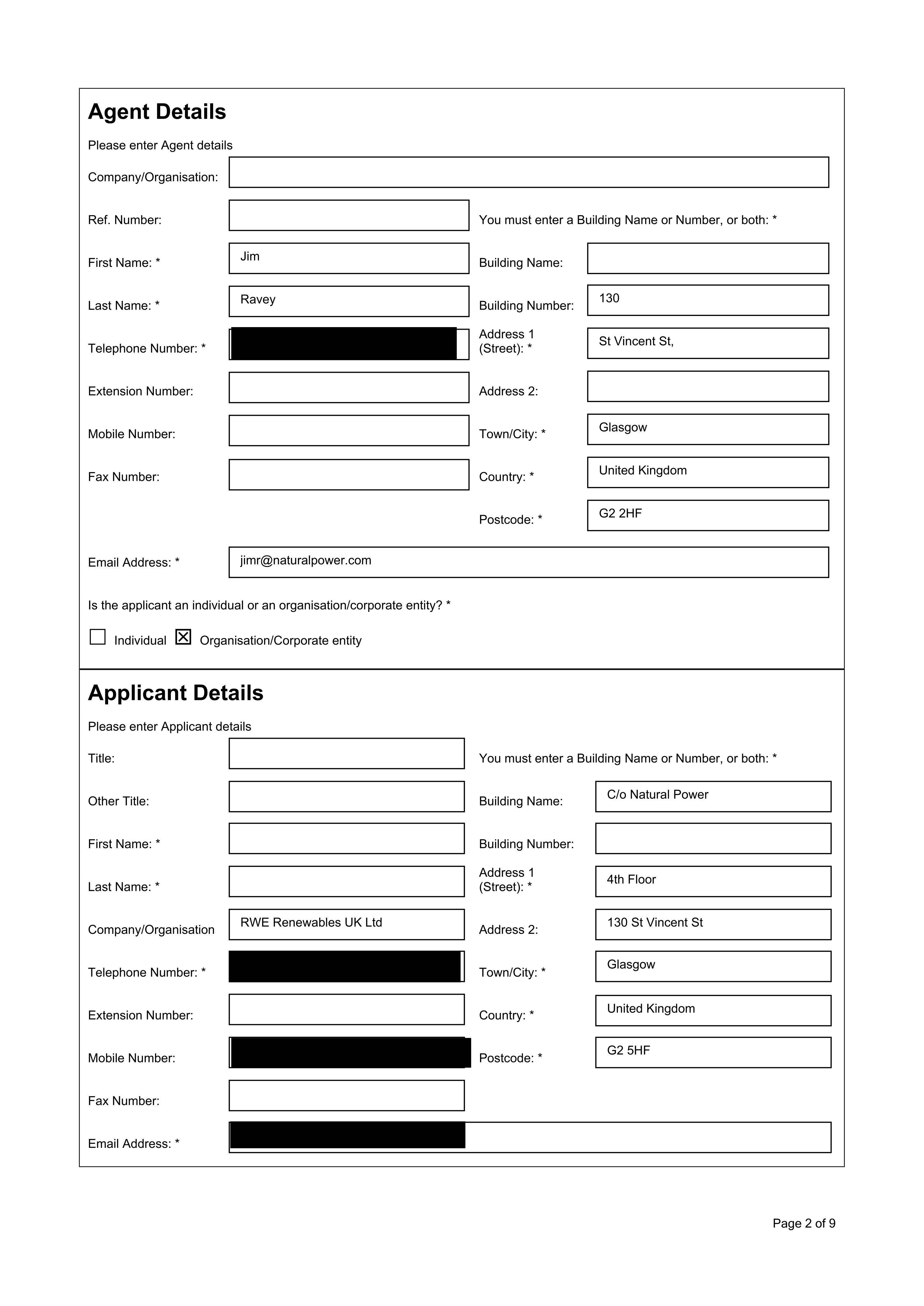 Planning document