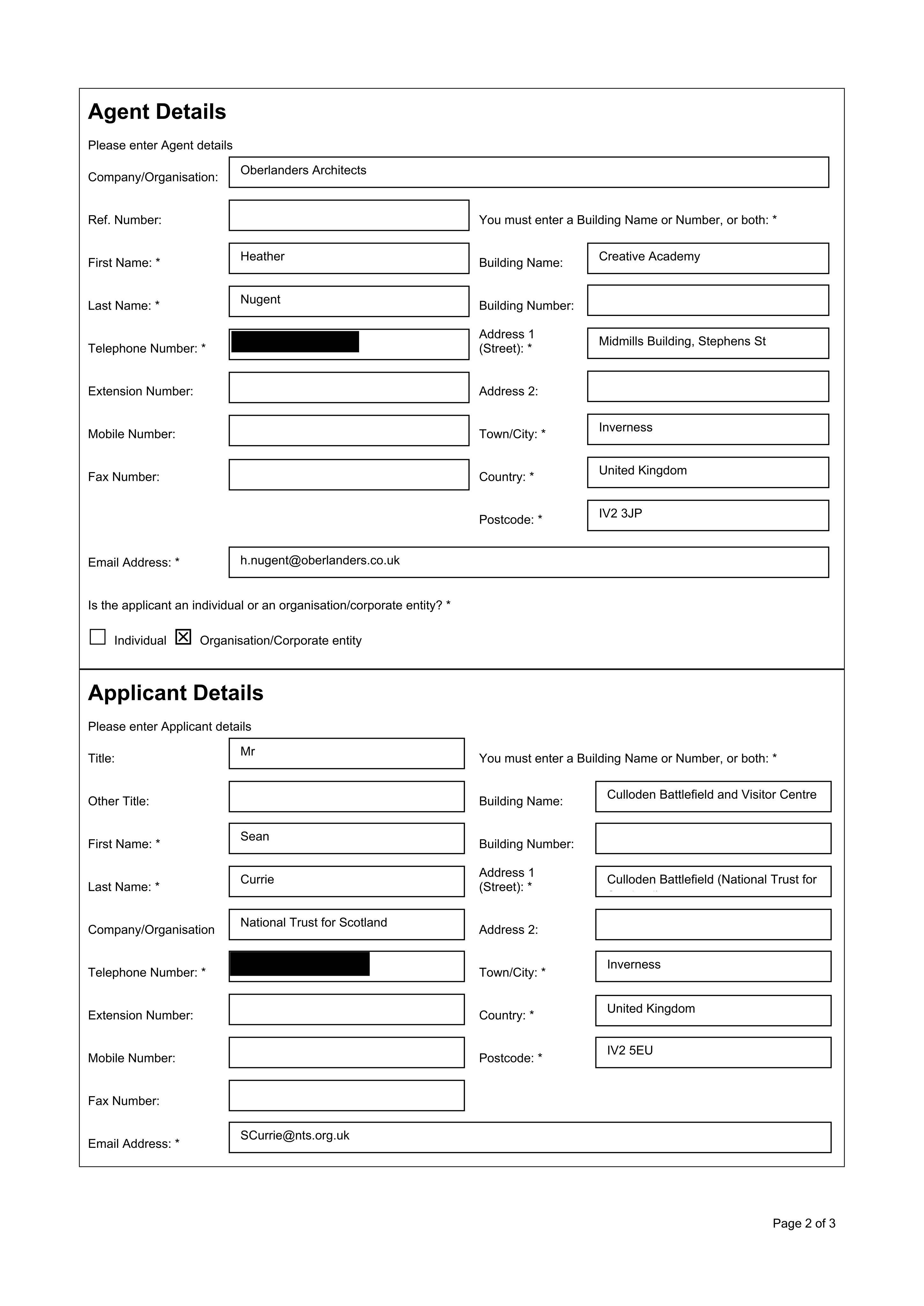 Planning document