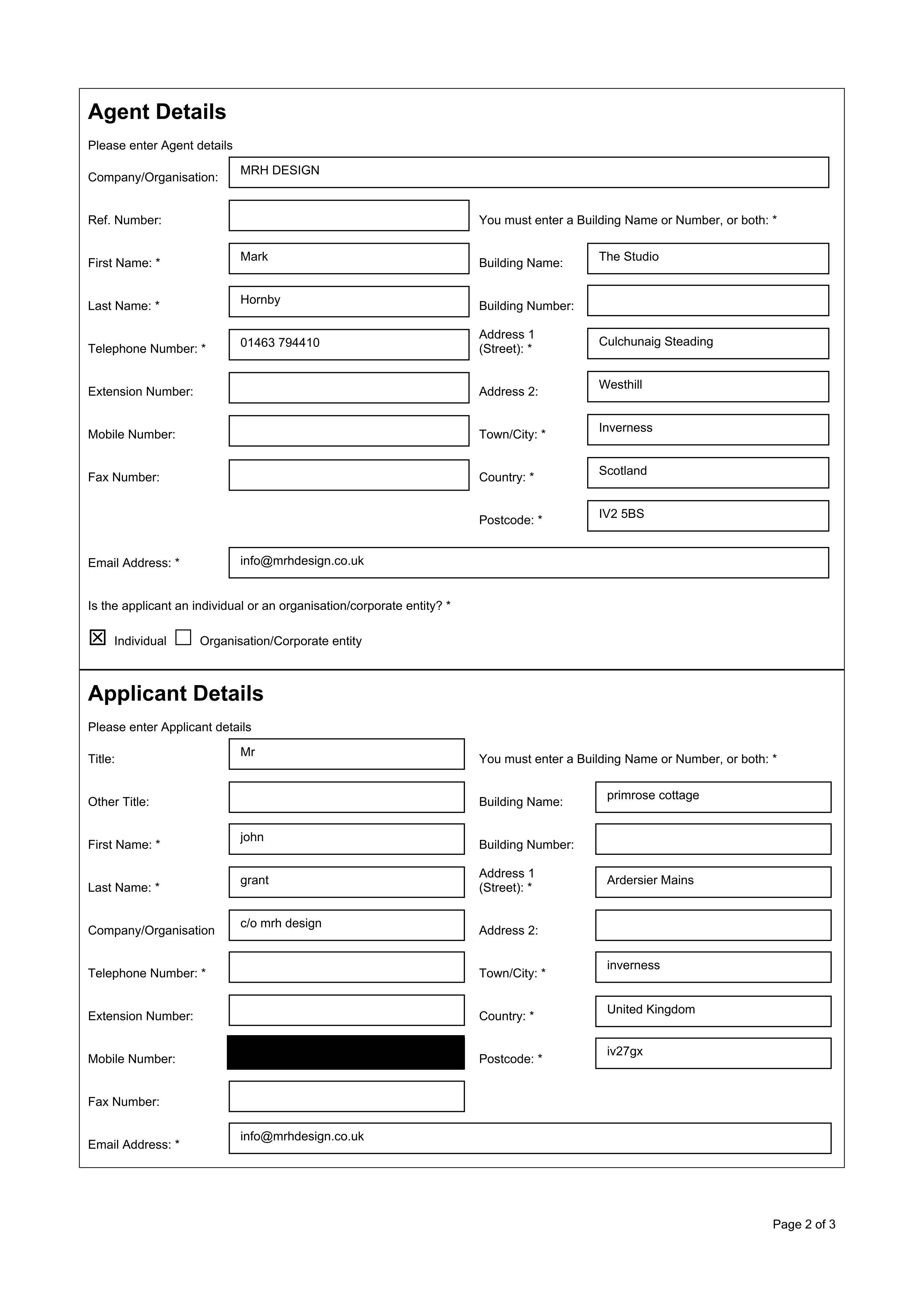 Planning document