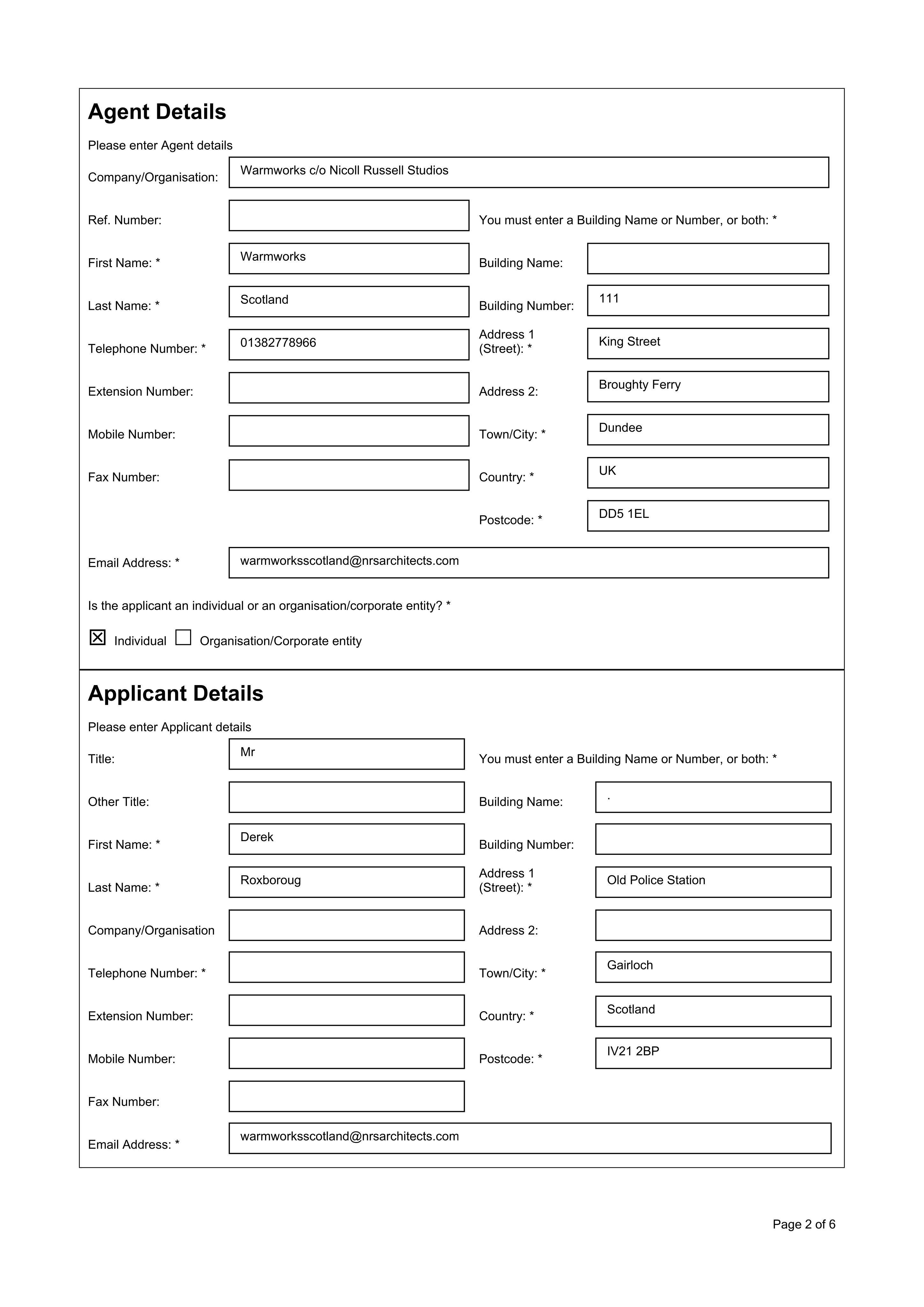 Planning document