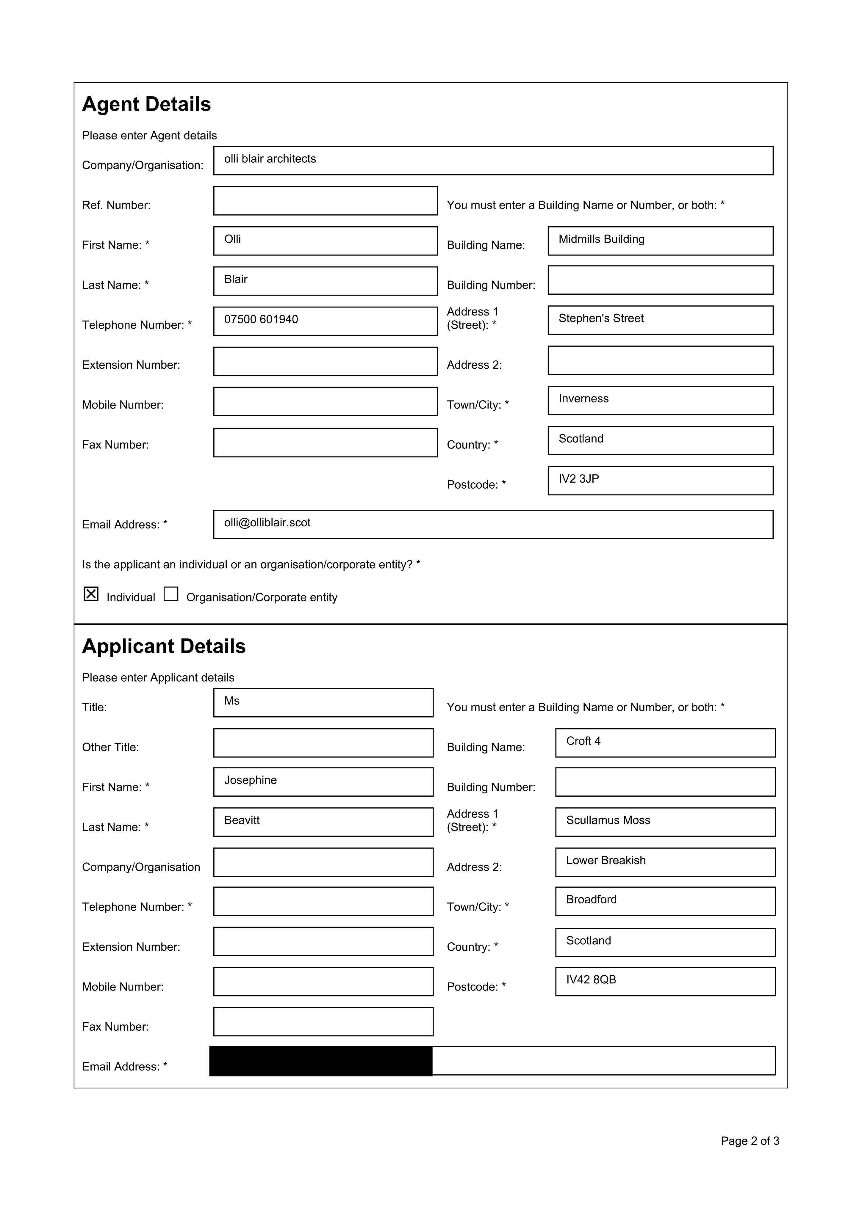 Planning document