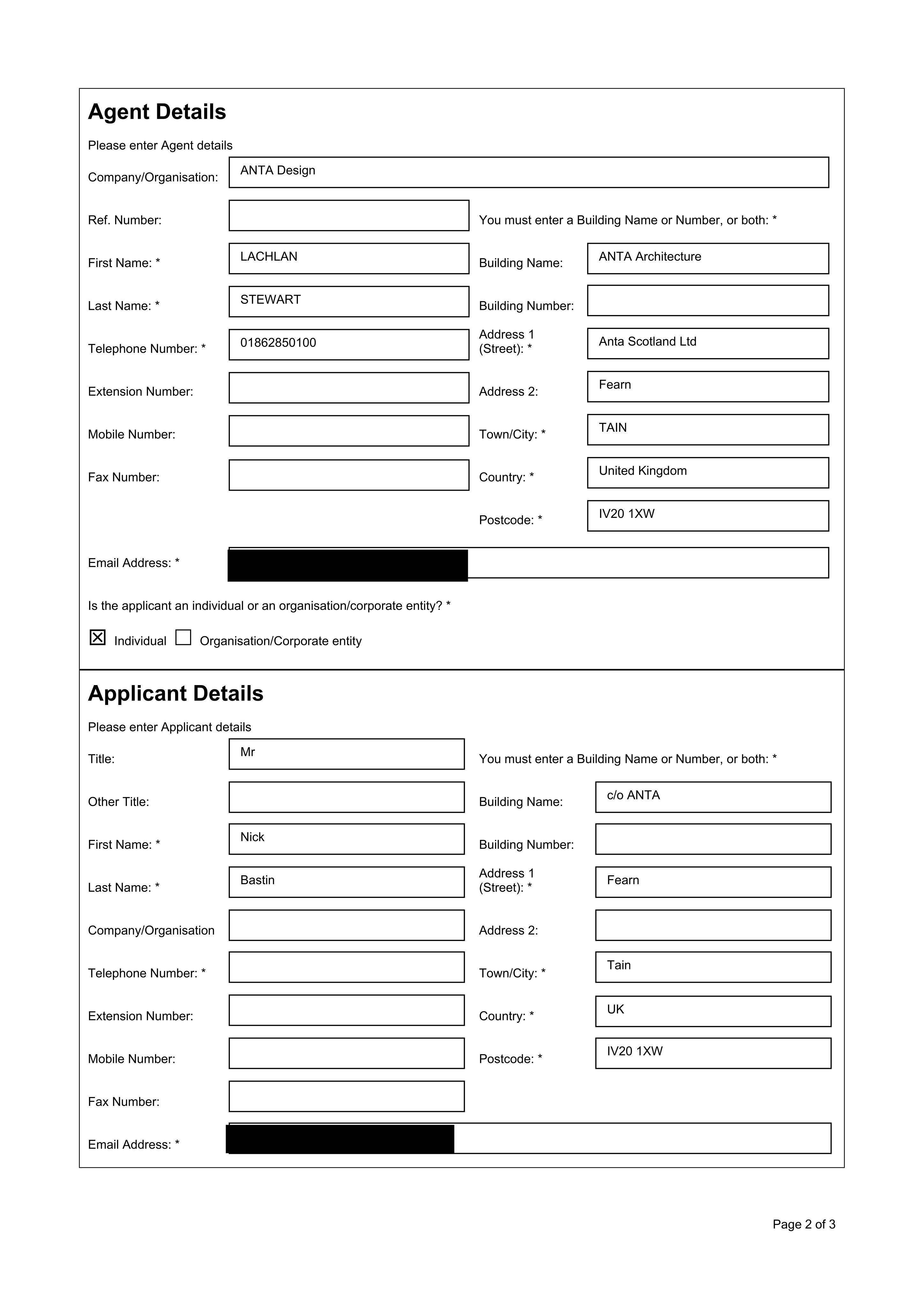 Planning document