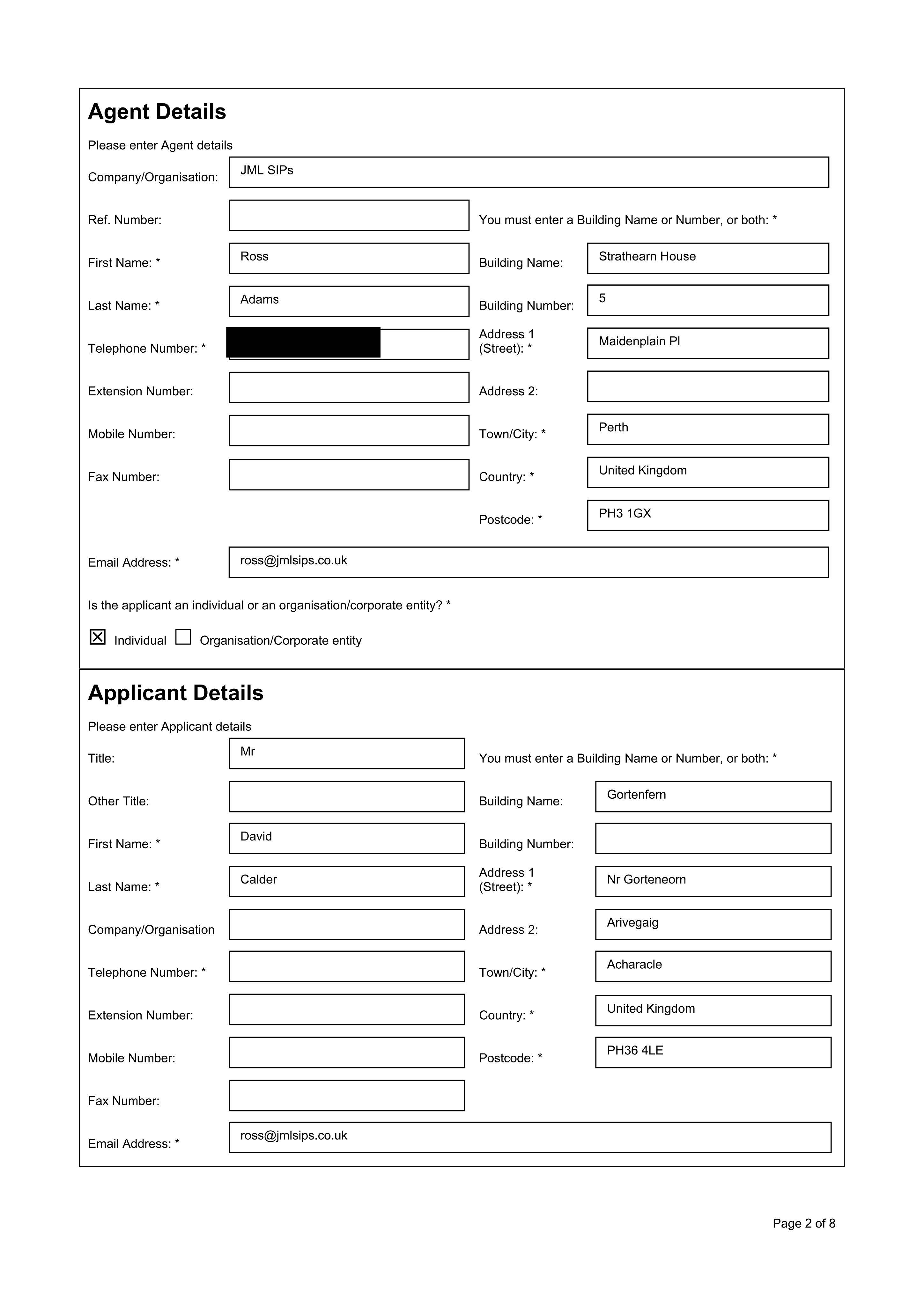 Planning document