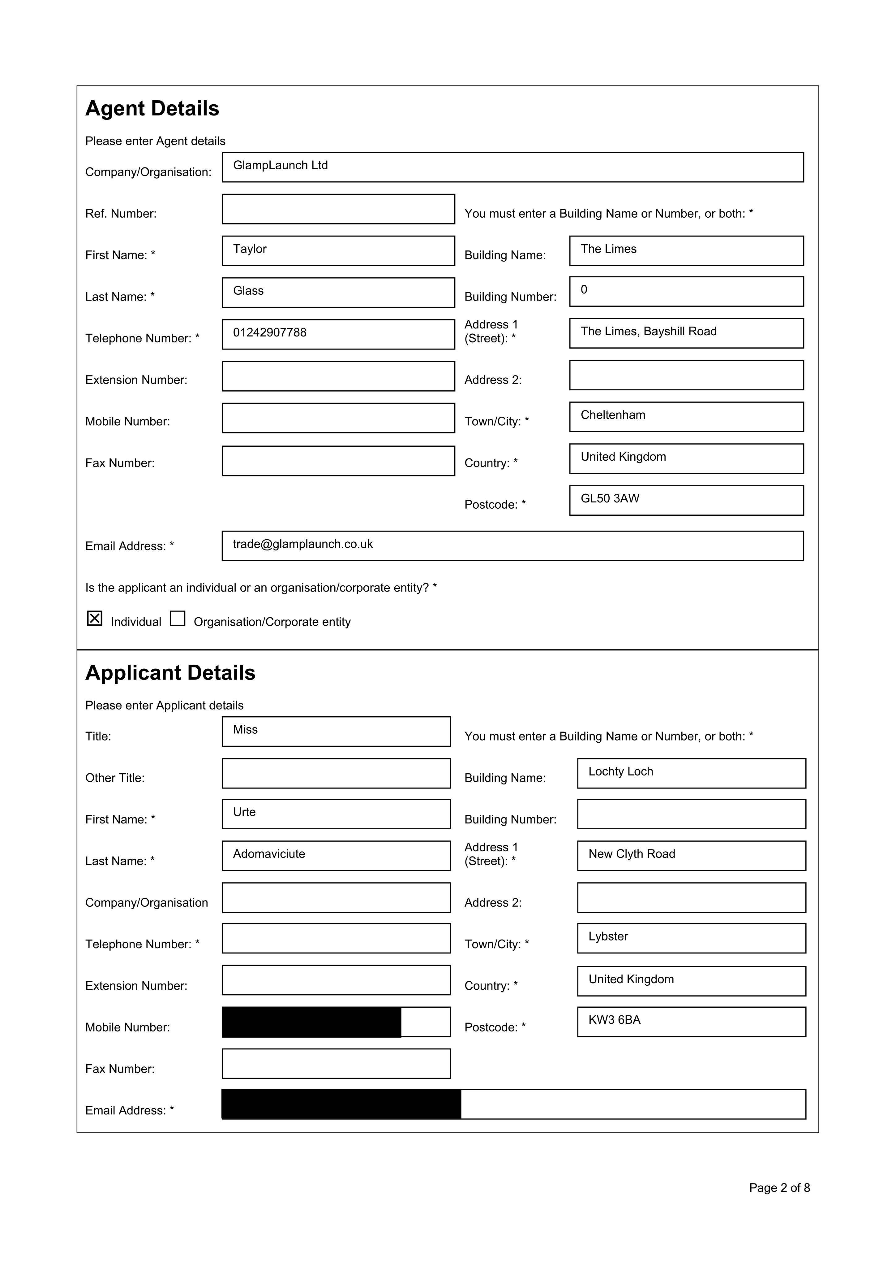 Planning document