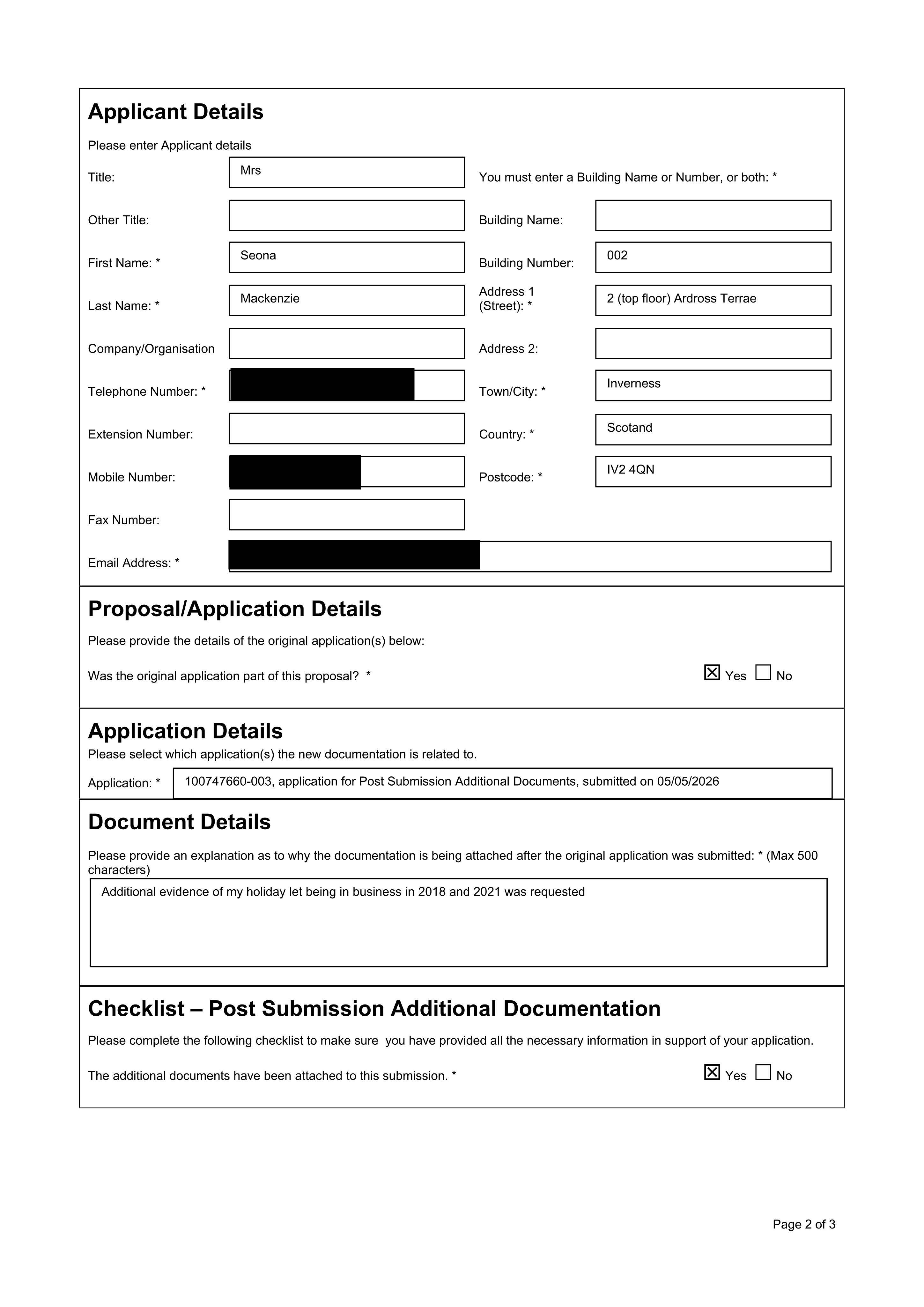 Planning document