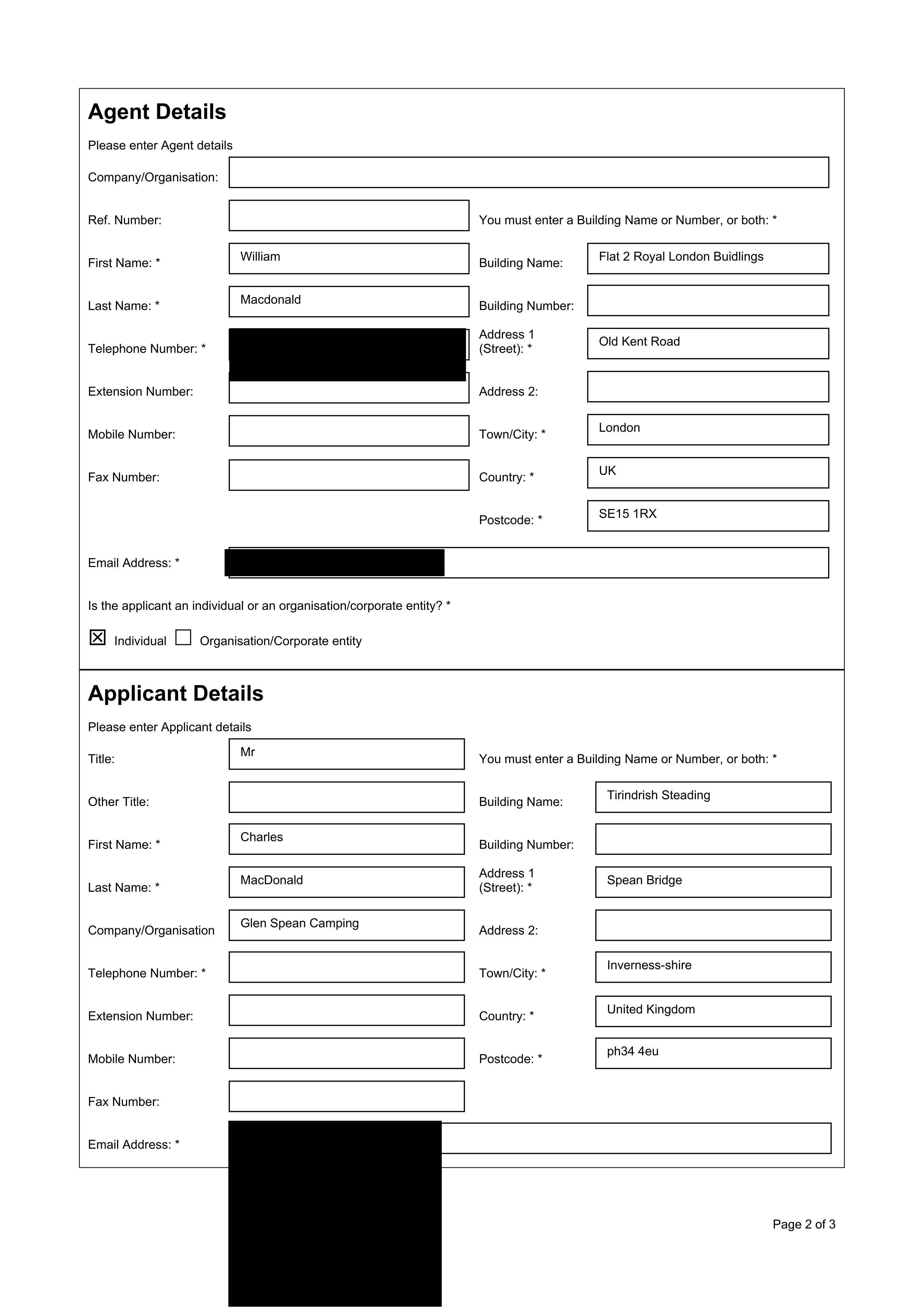 Planning document