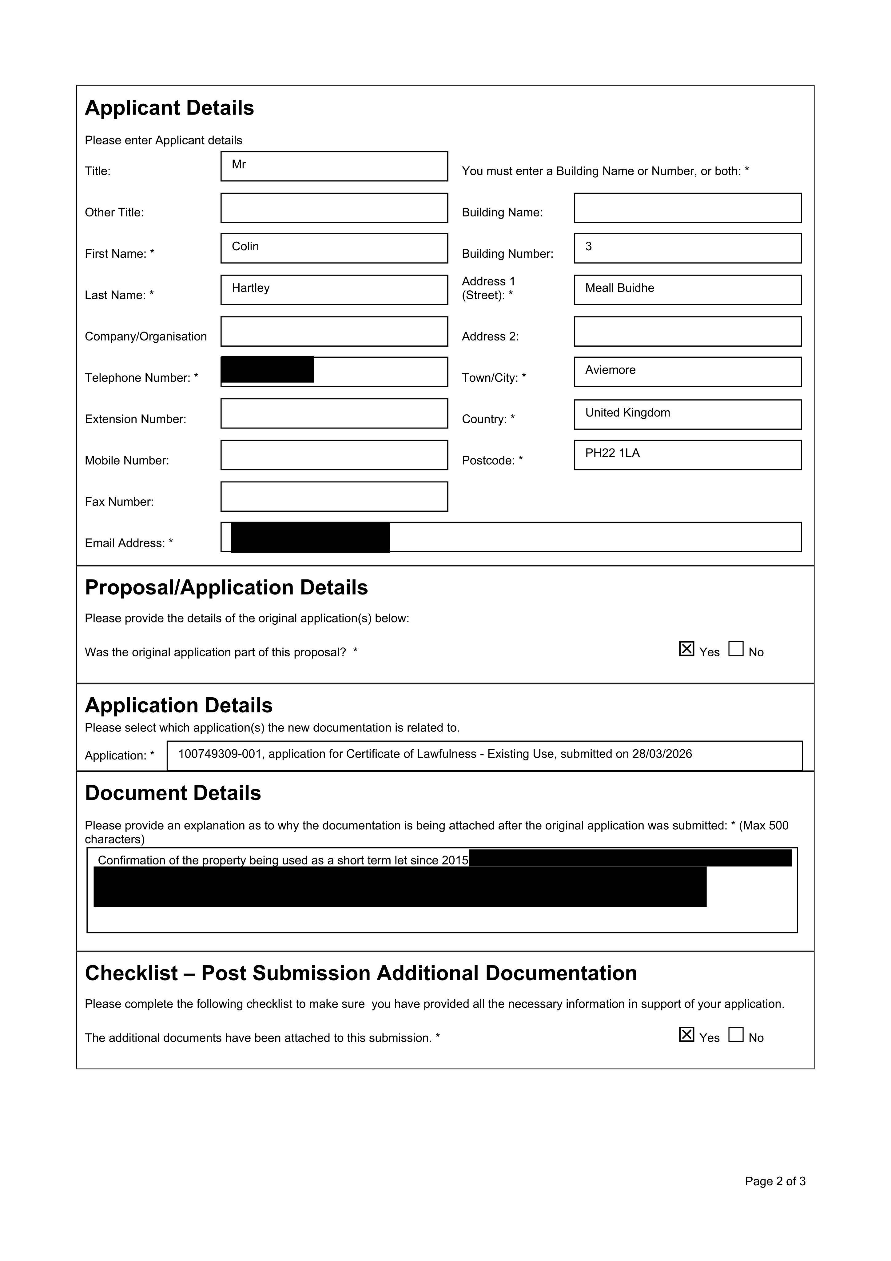 Planning document