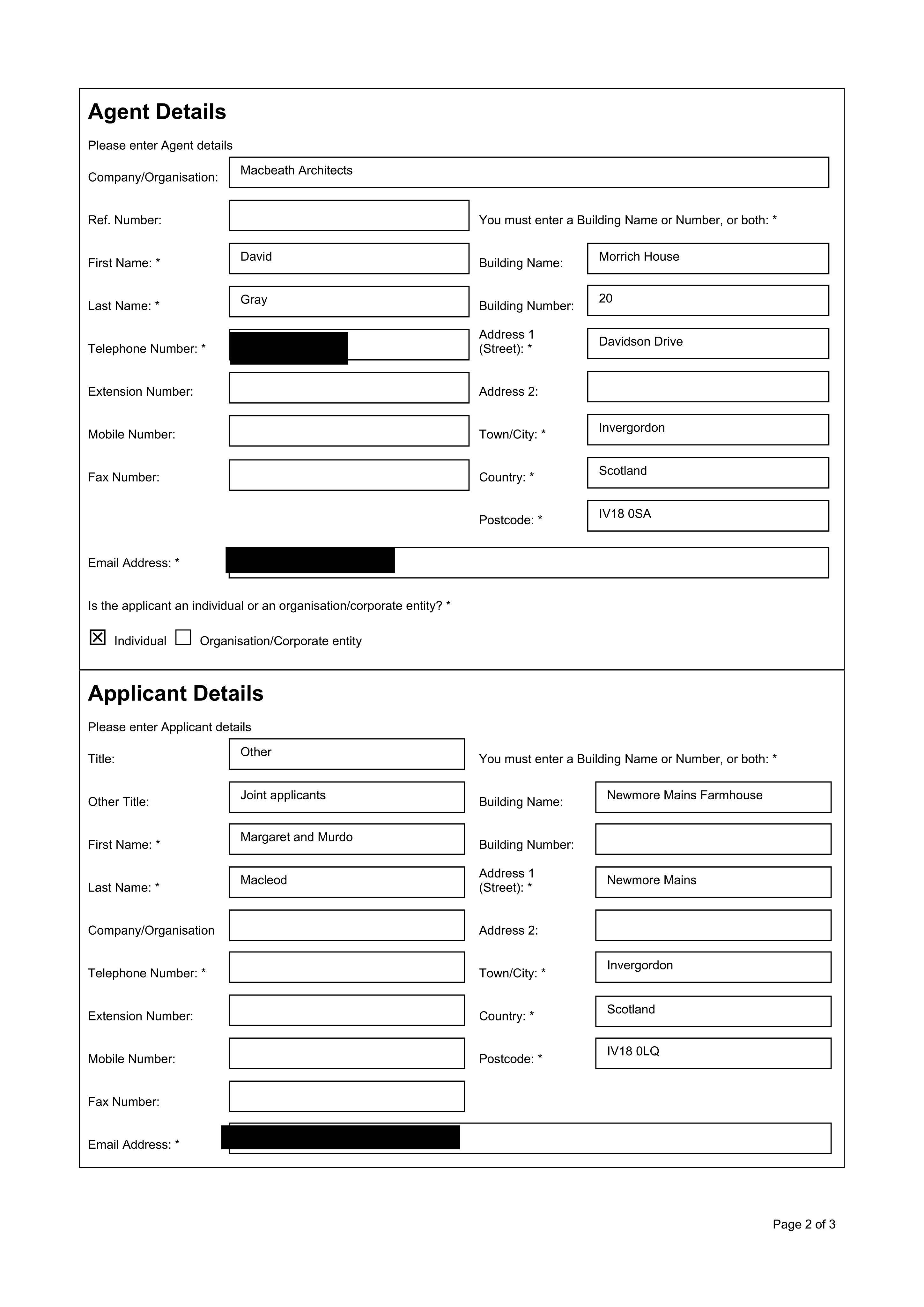 Planning document