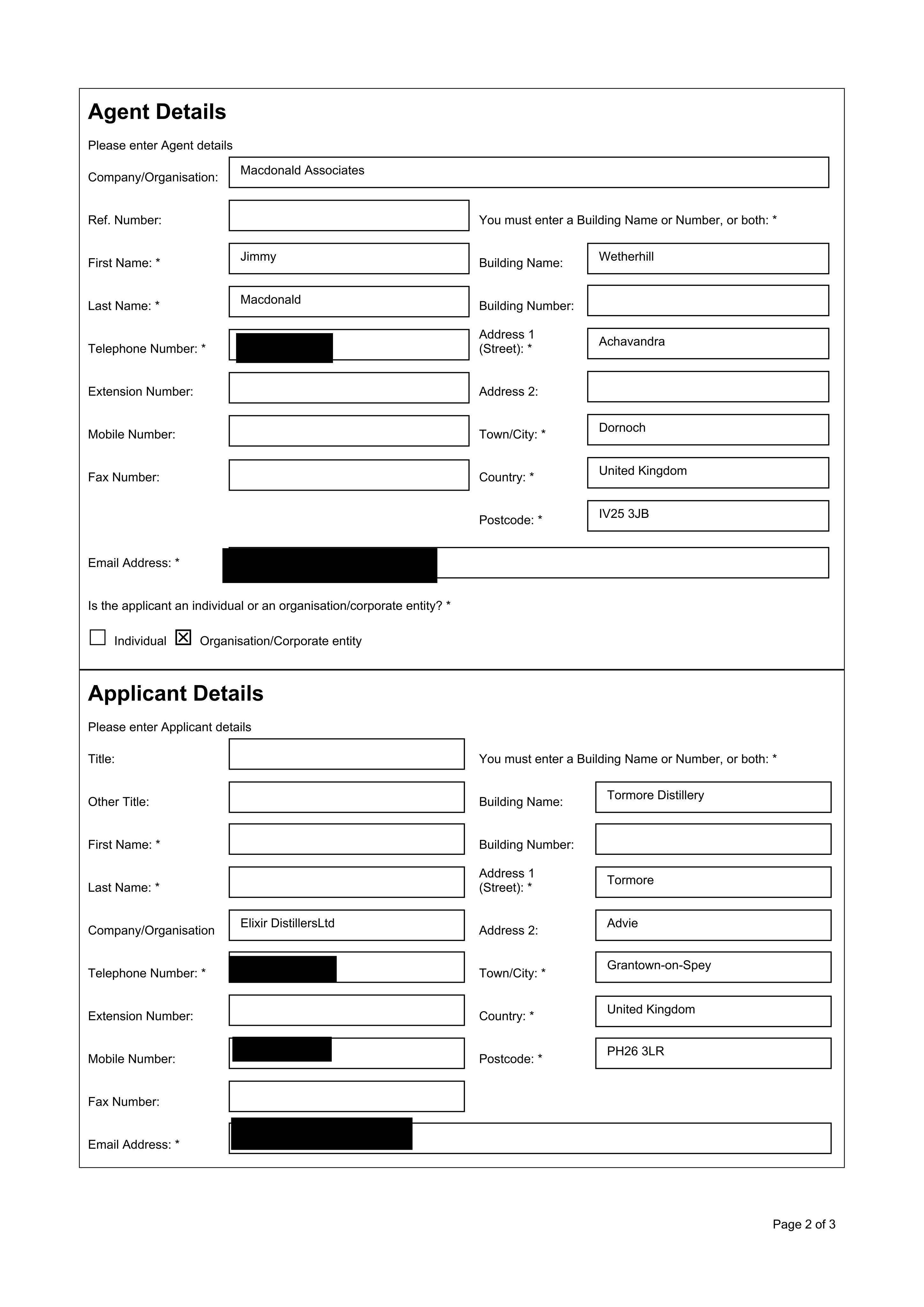 Planning document
