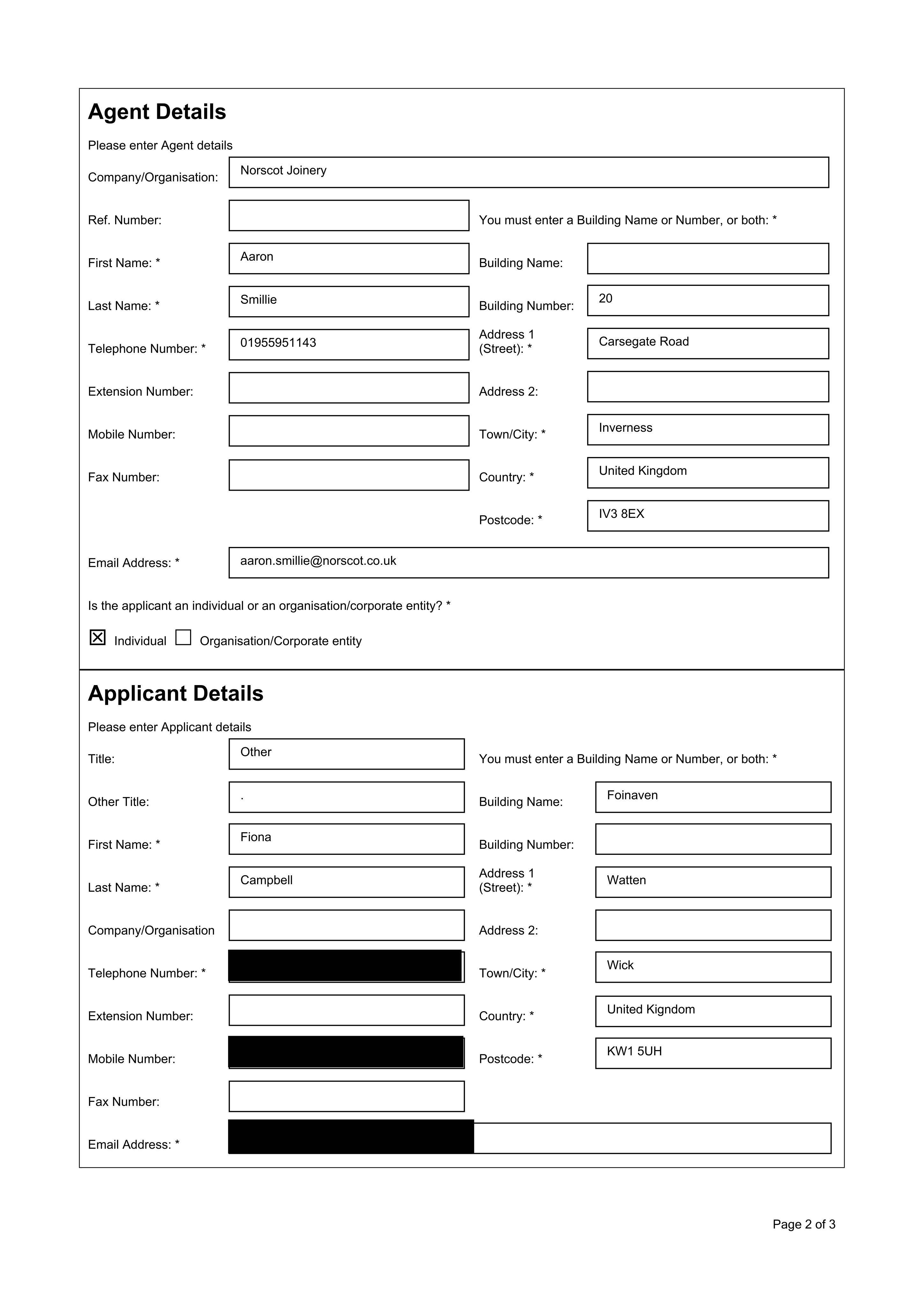 Planning document