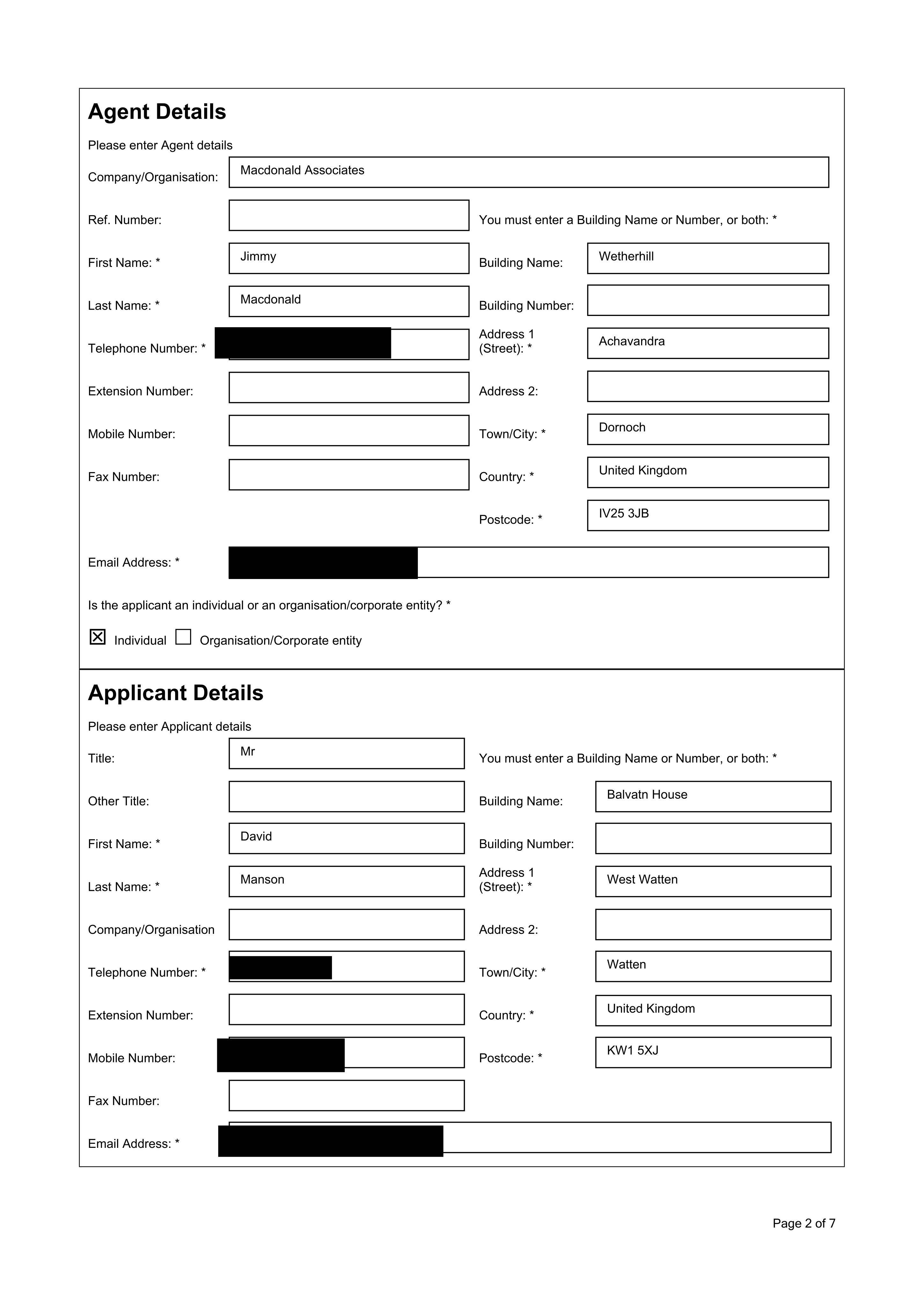 Planning document