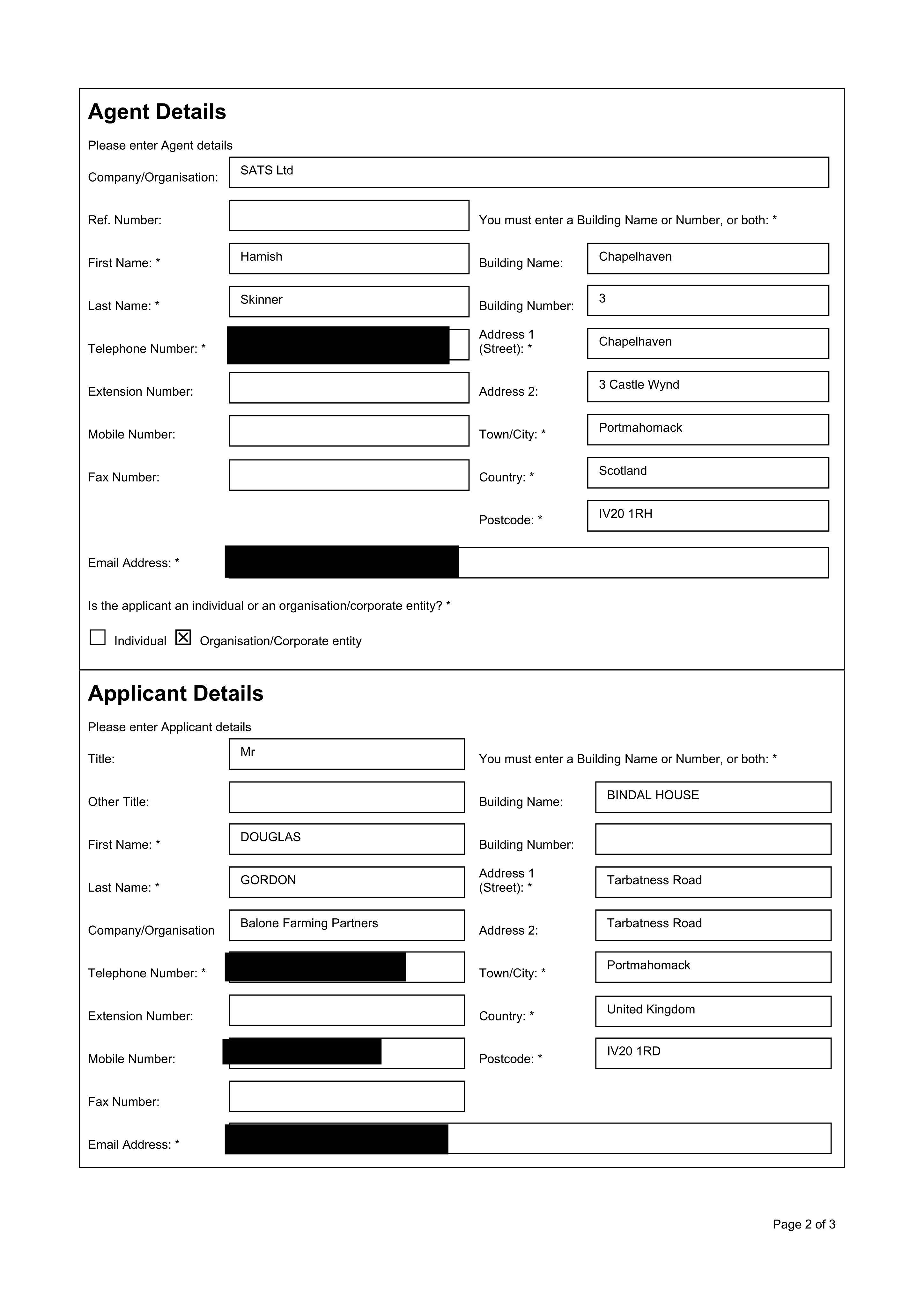 Planning document