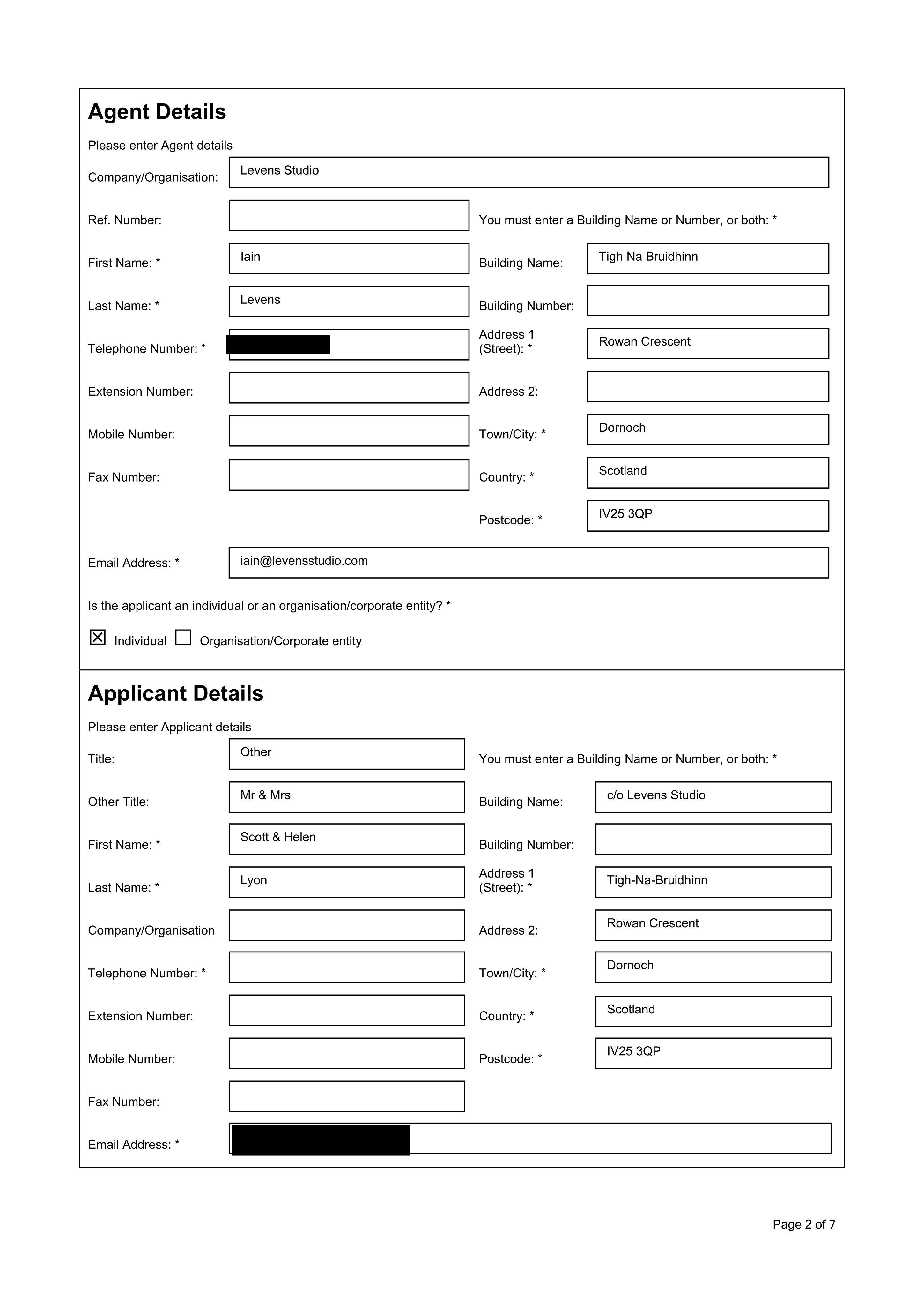 Planning document