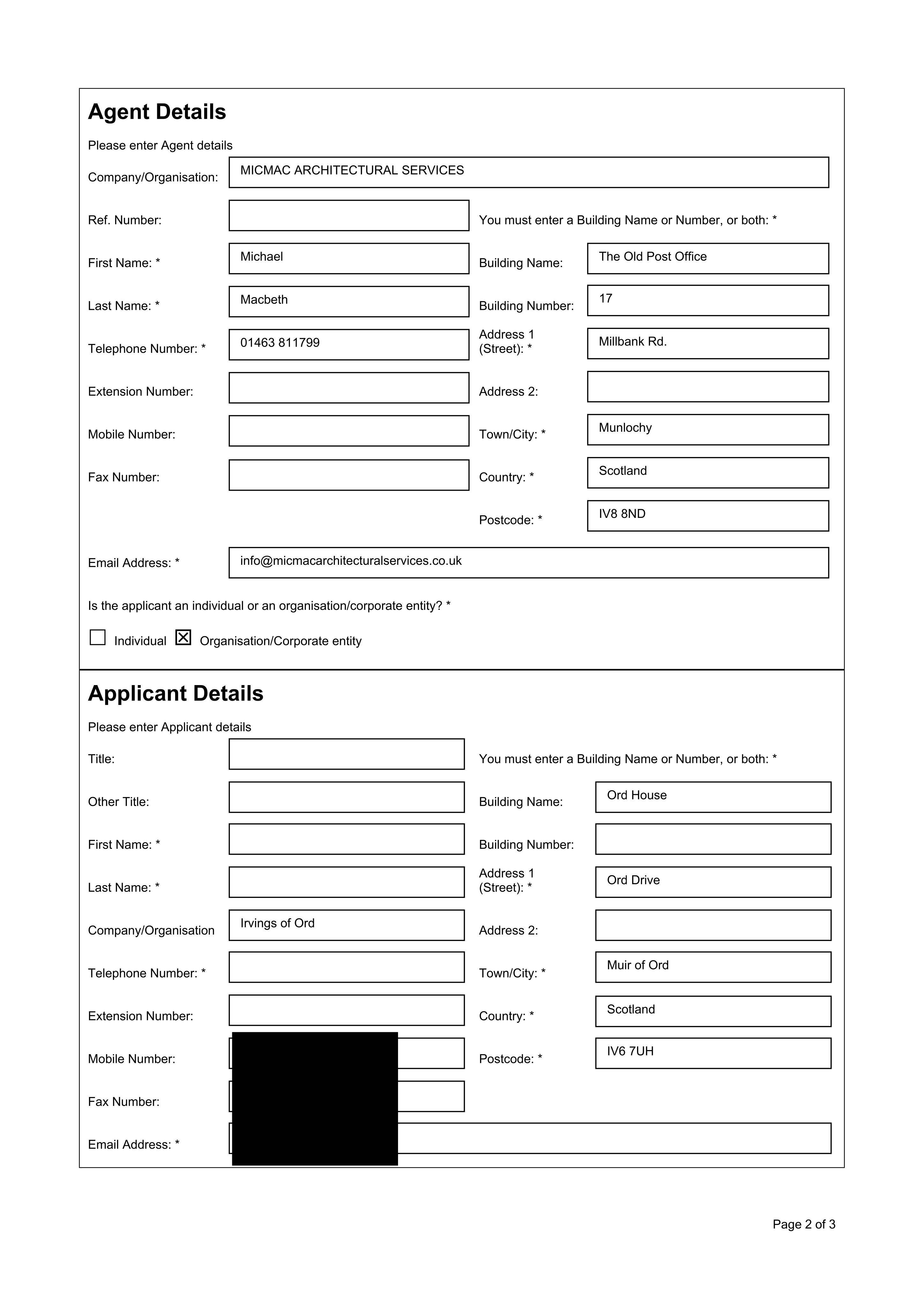 Planning document