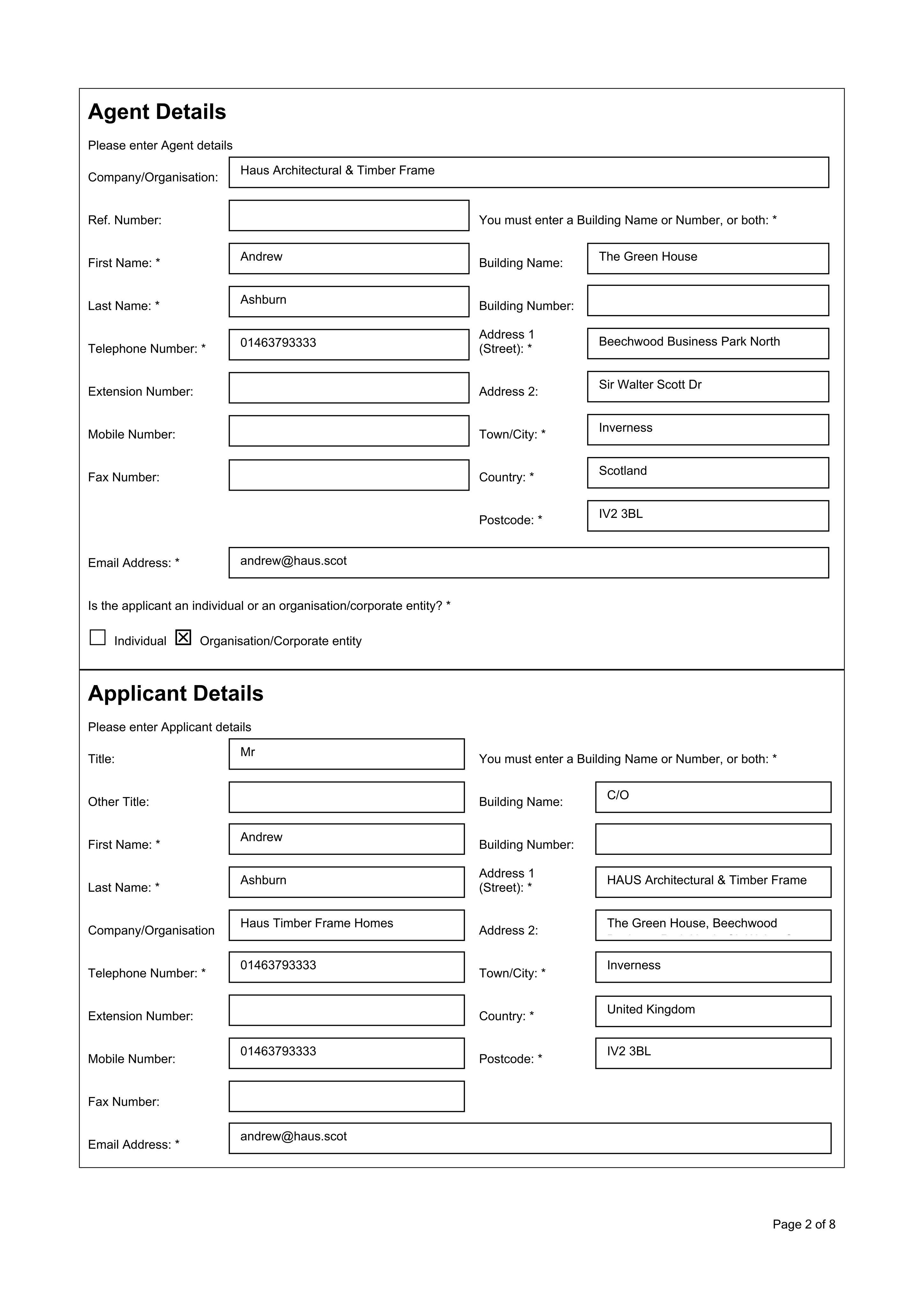 Planning document