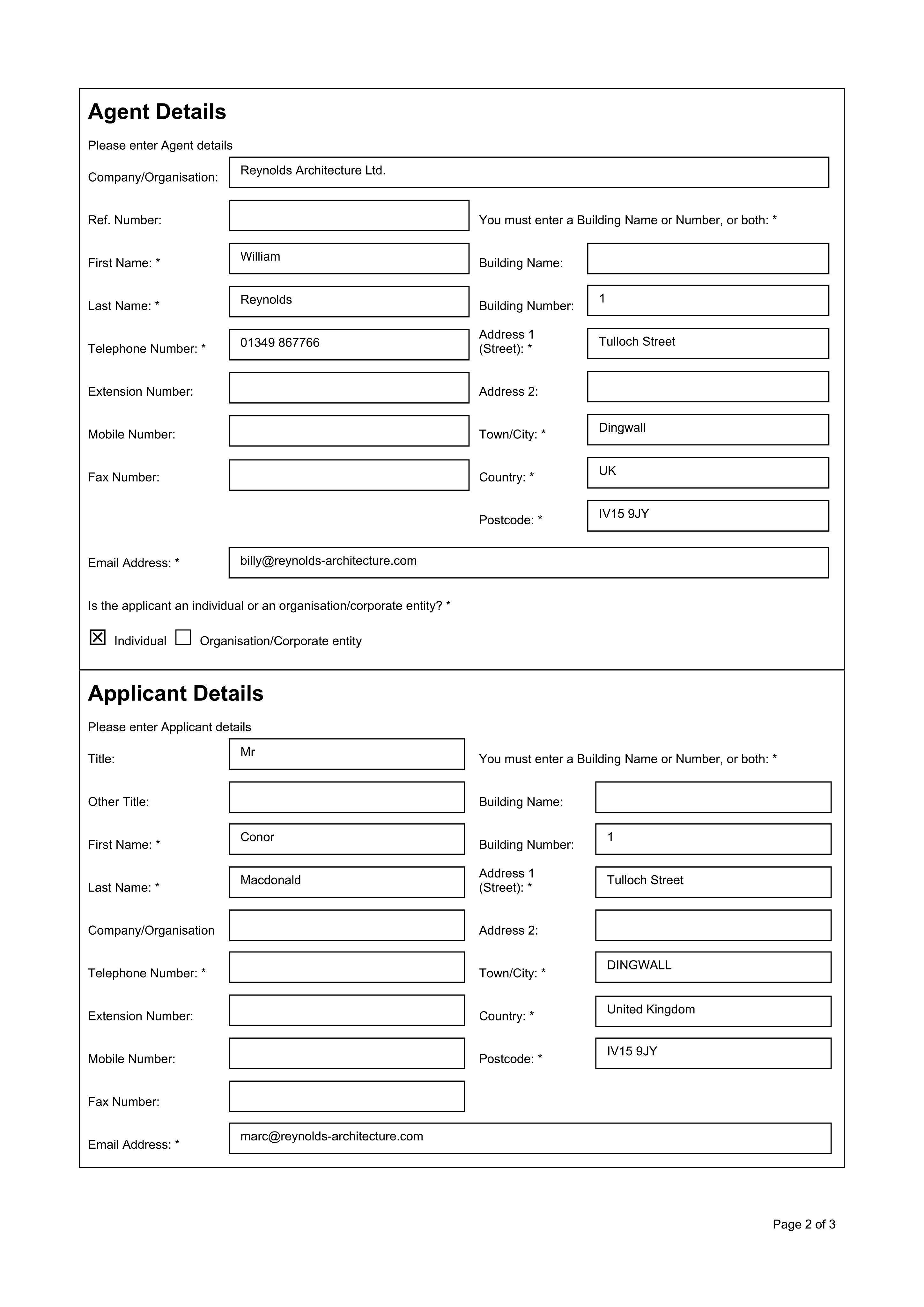 Planning document