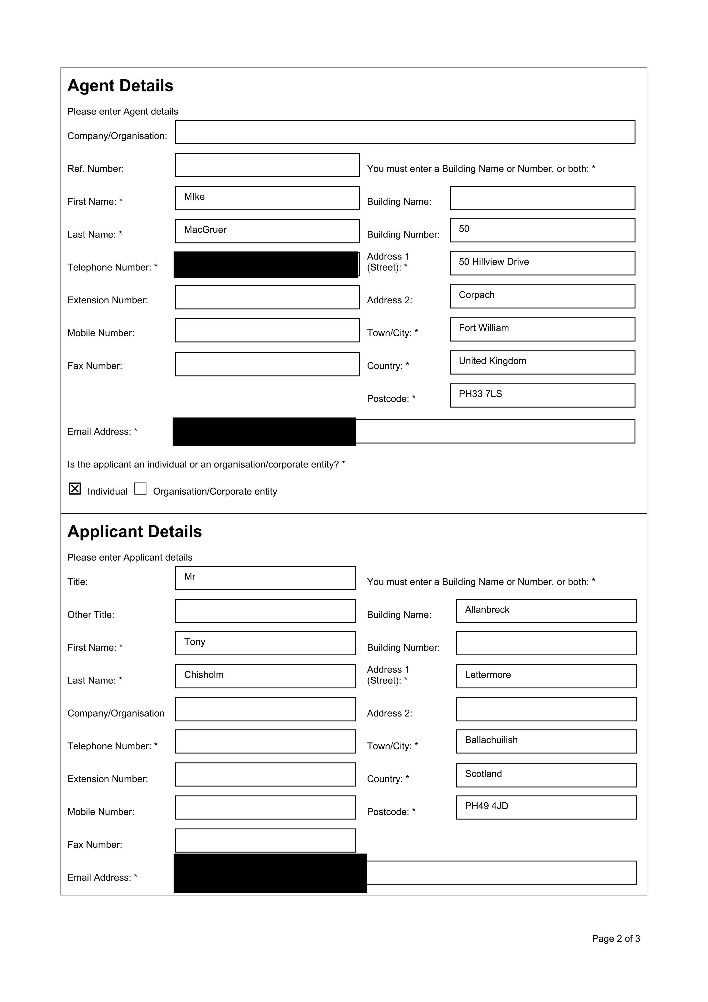 Planning document