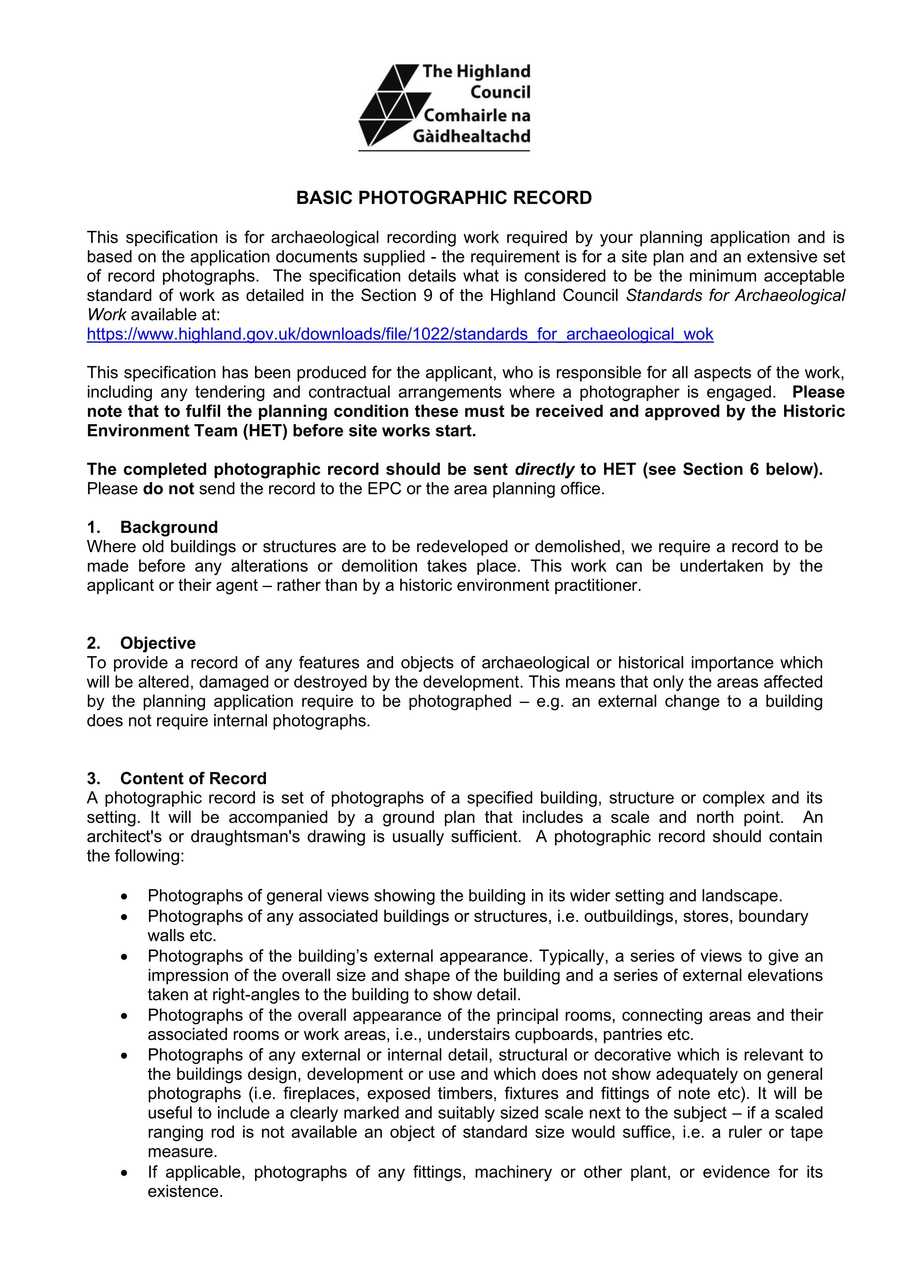 Planning document