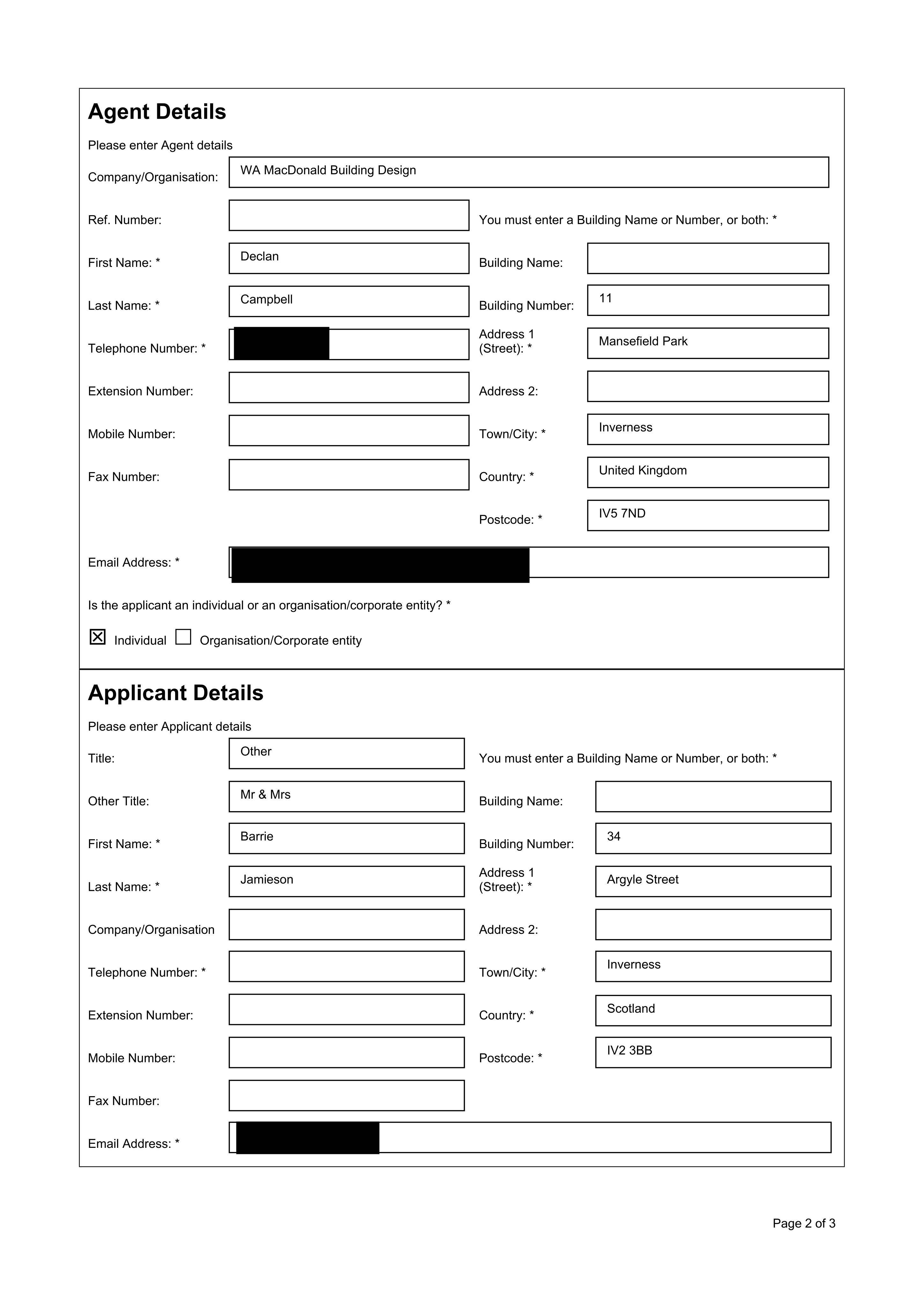 Planning document