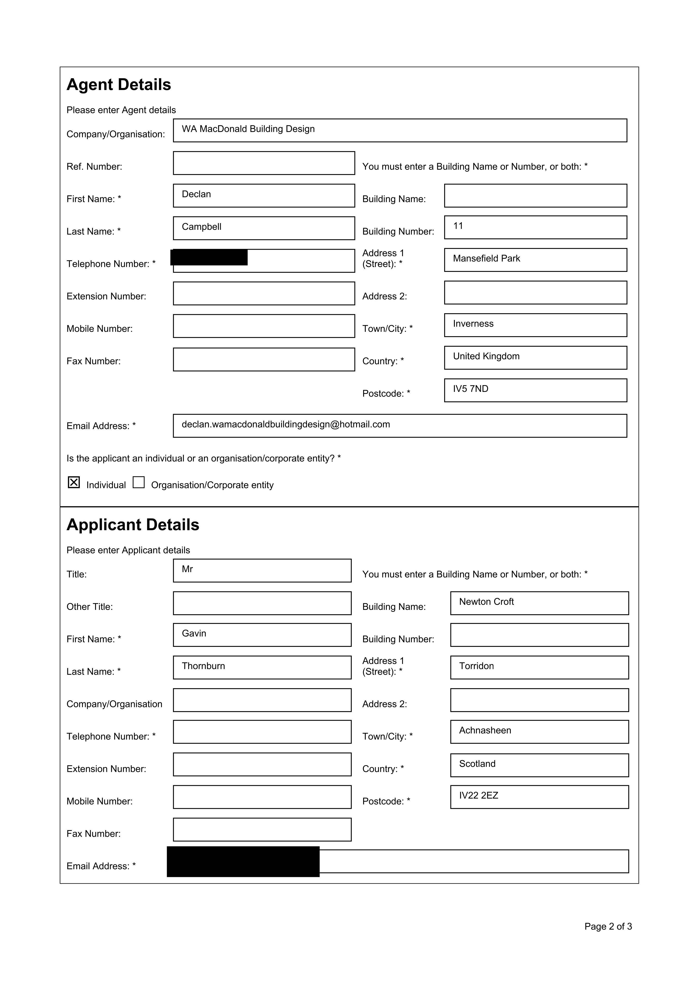 Planning document