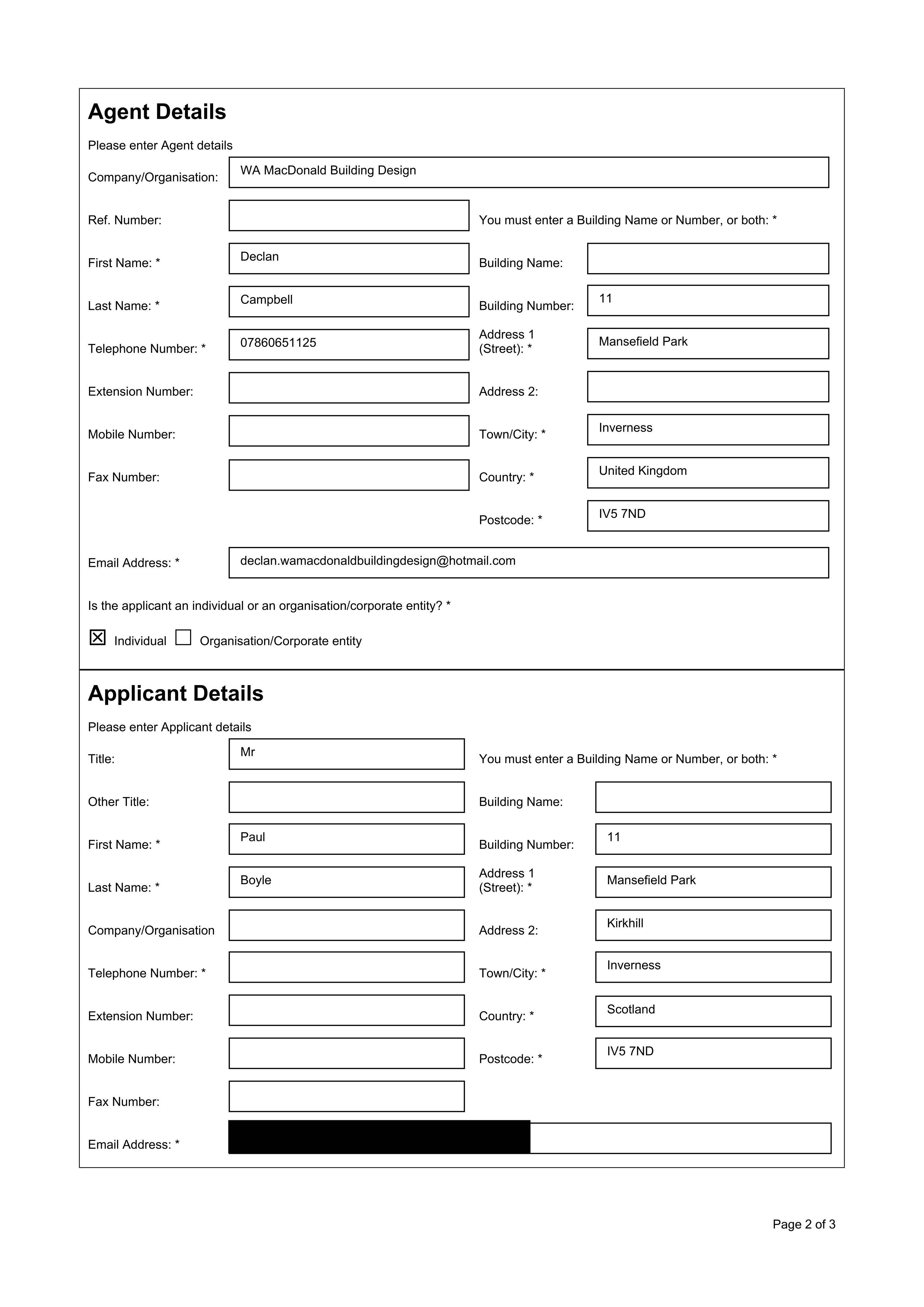 Planning document