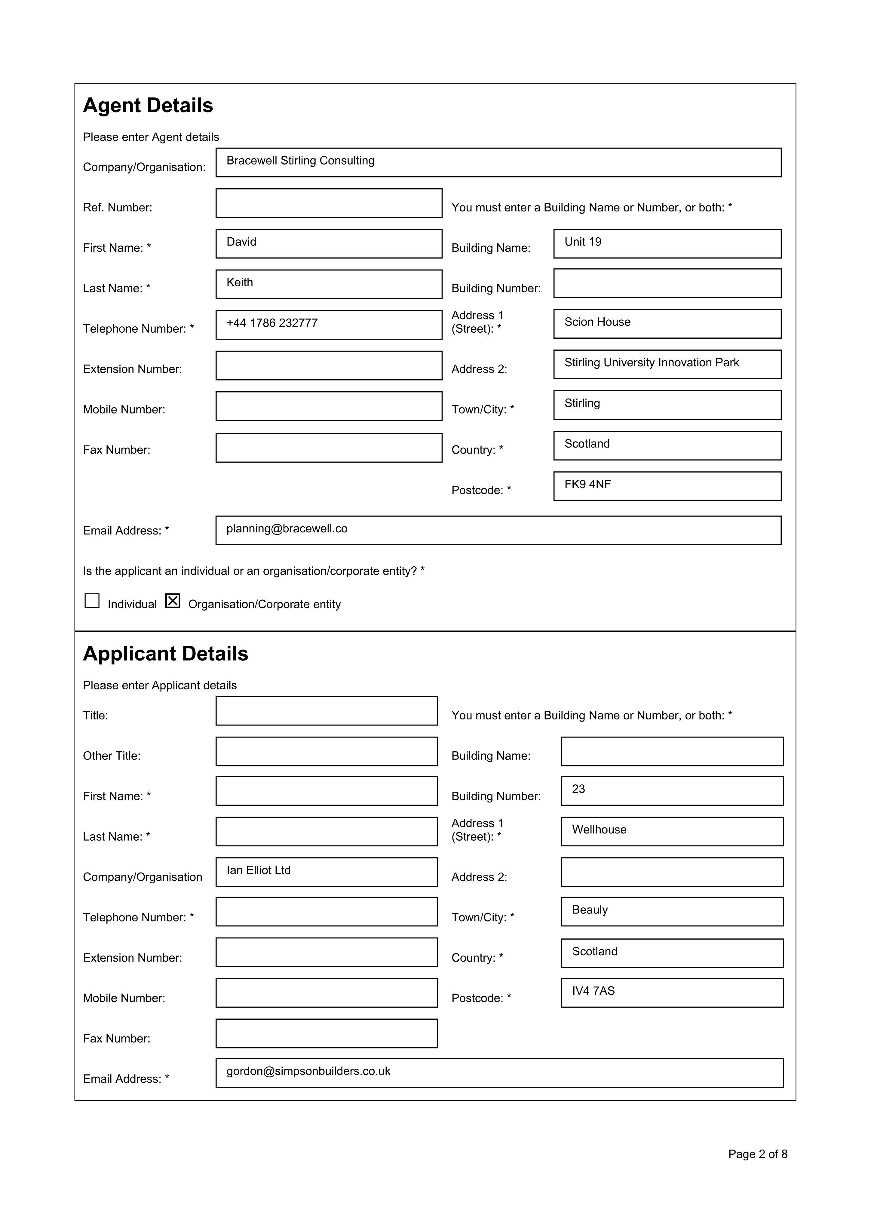 Planning document