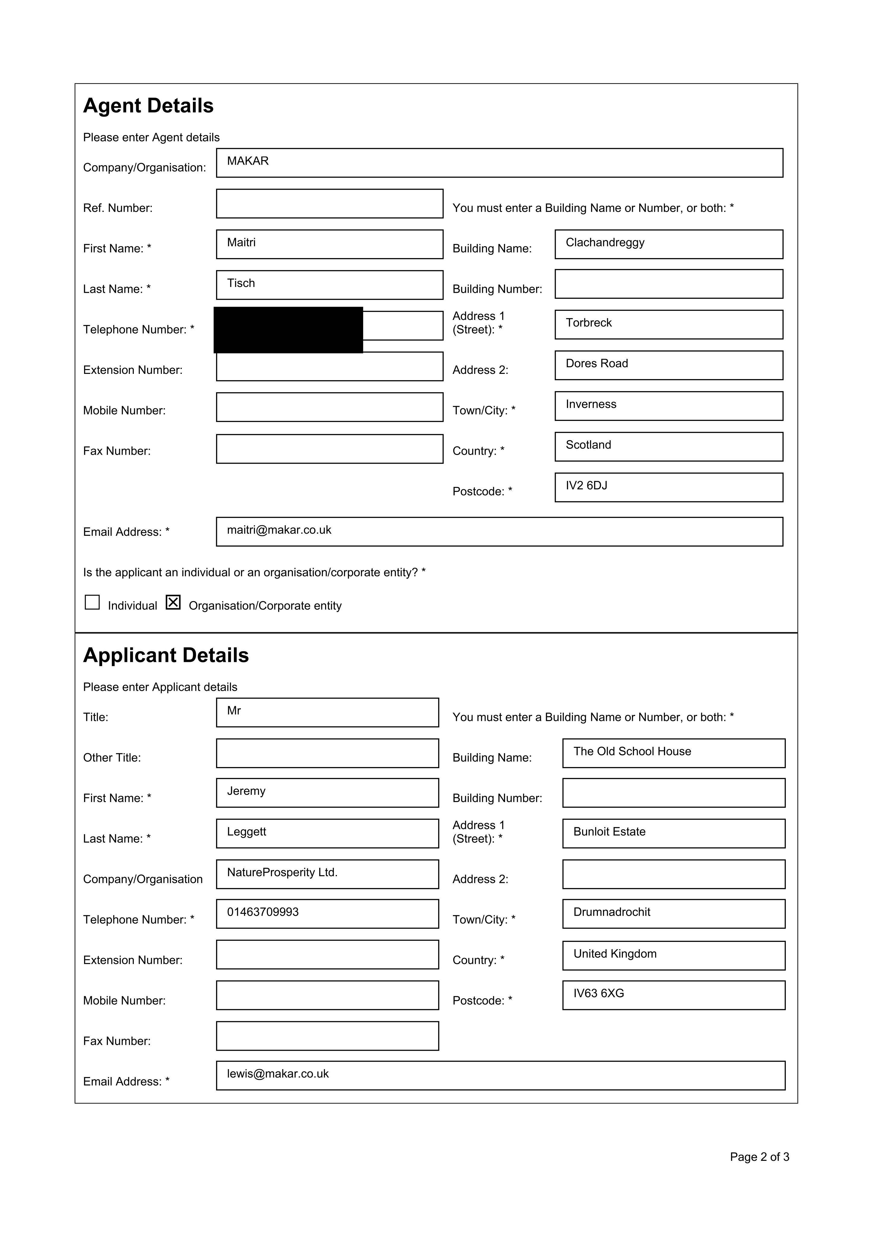 Planning document