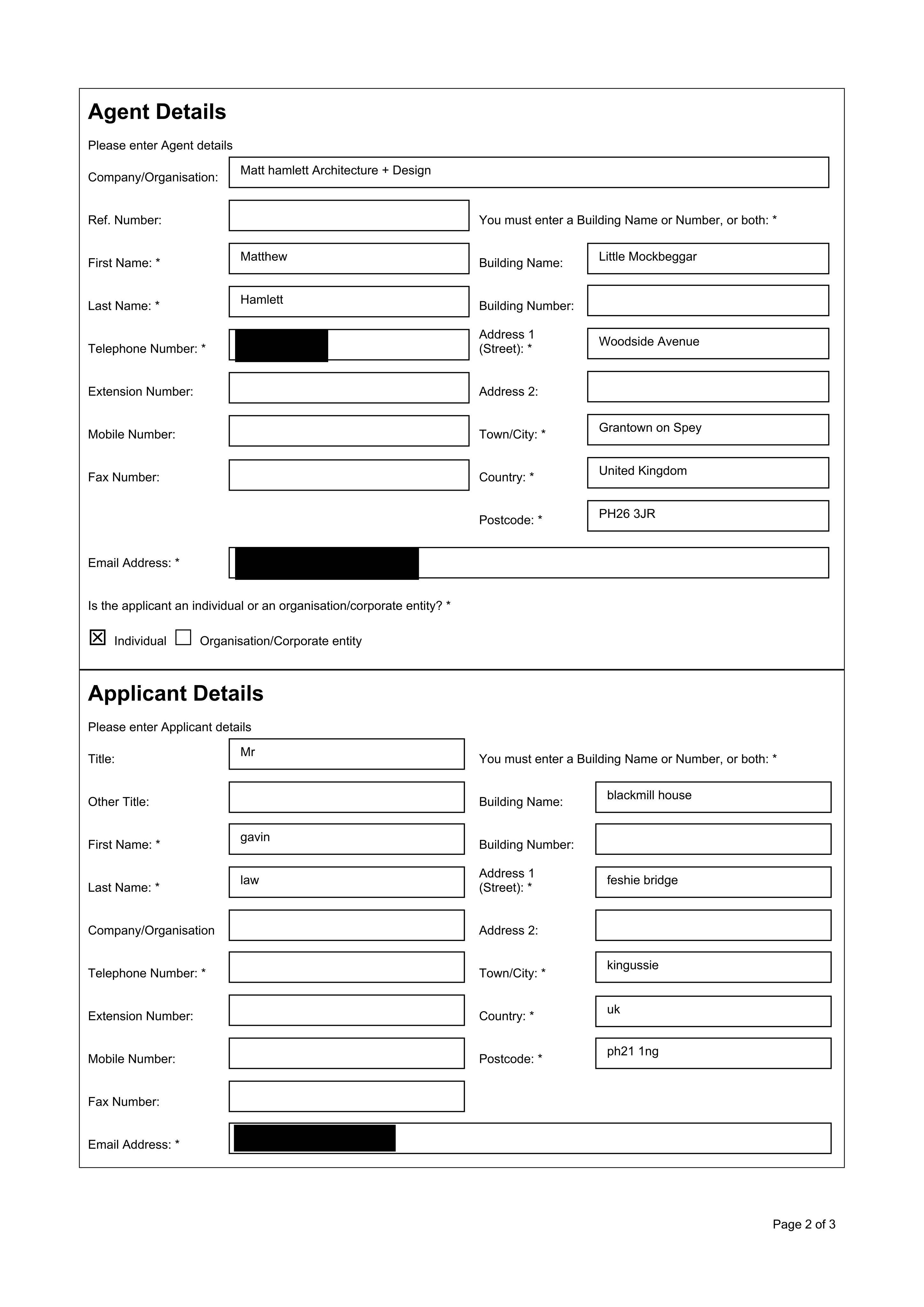 Planning document