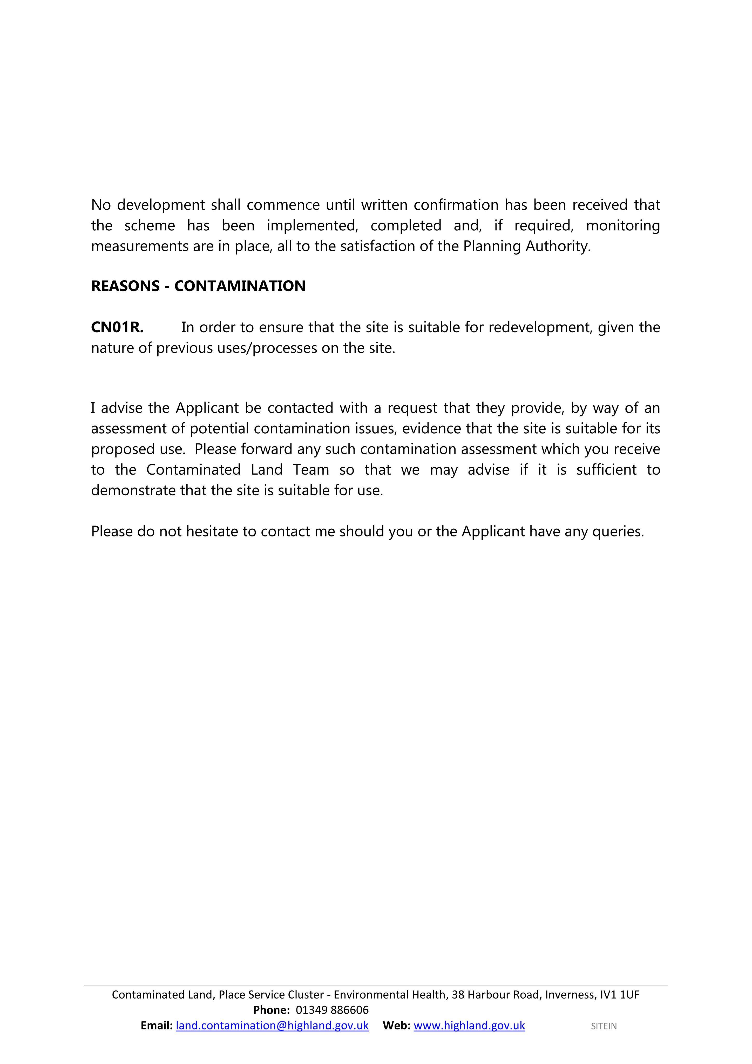 Planning document