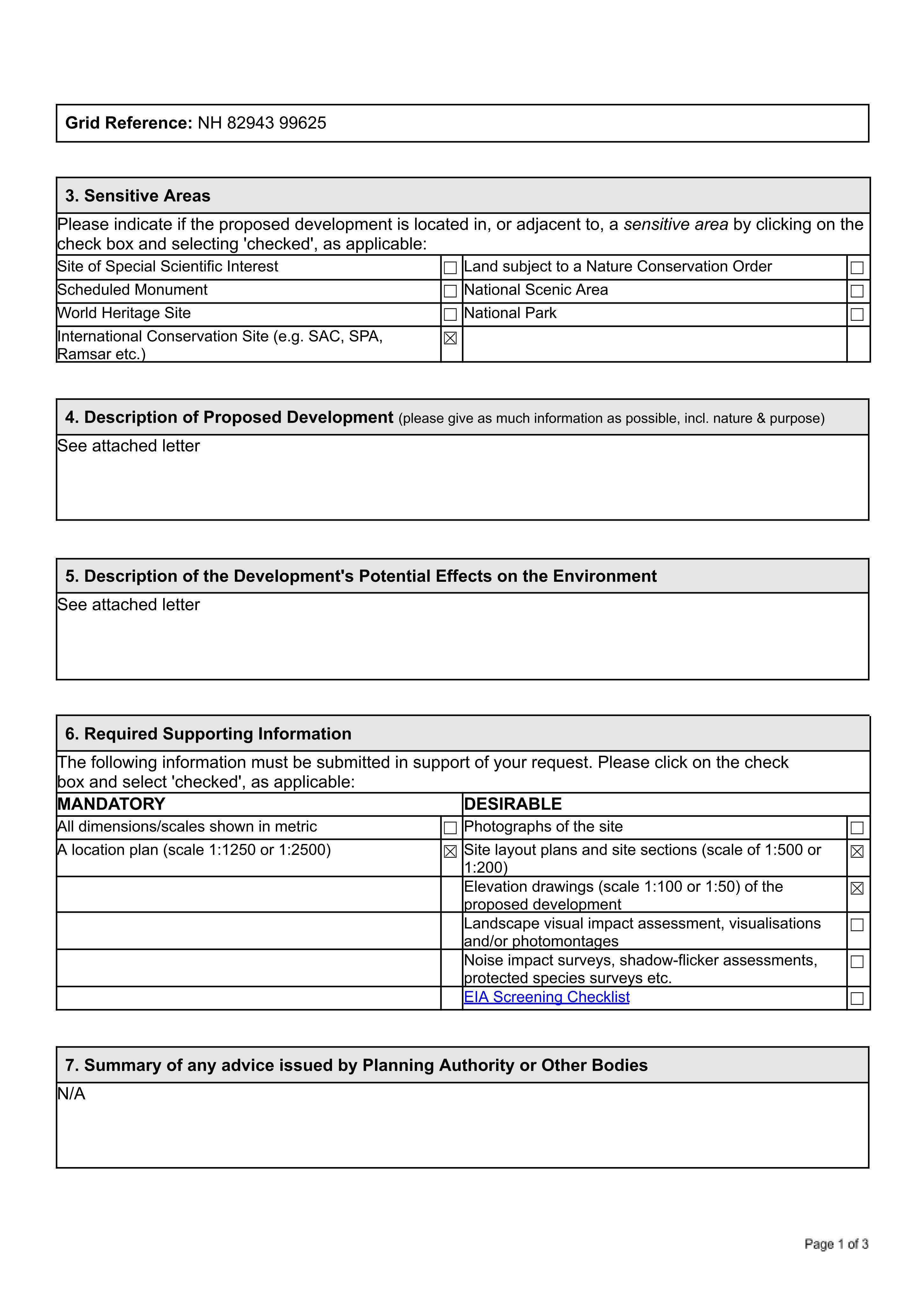 Planning document