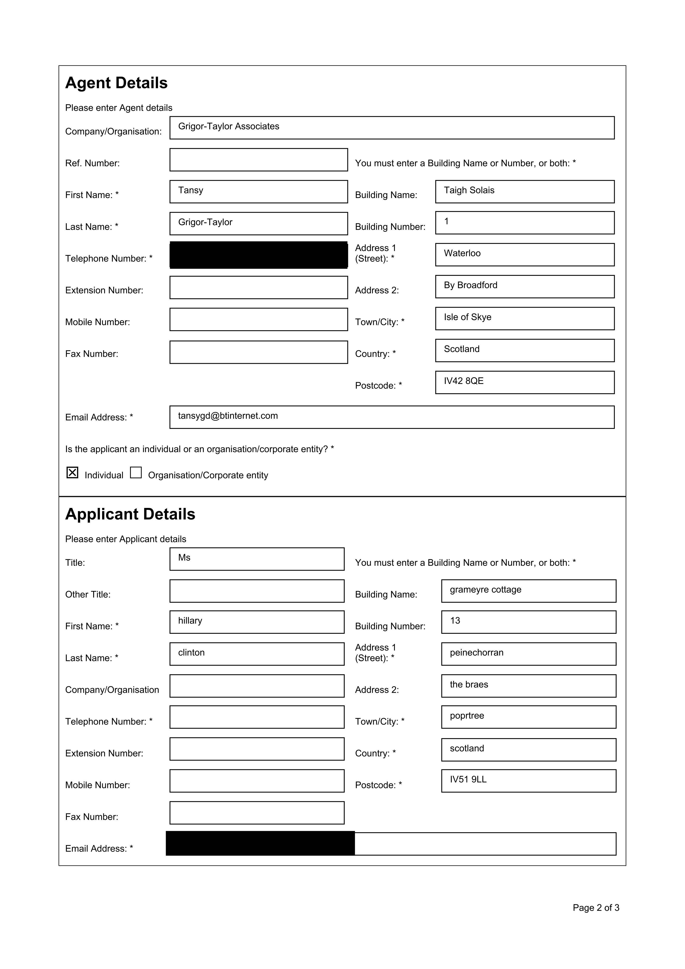 Planning document