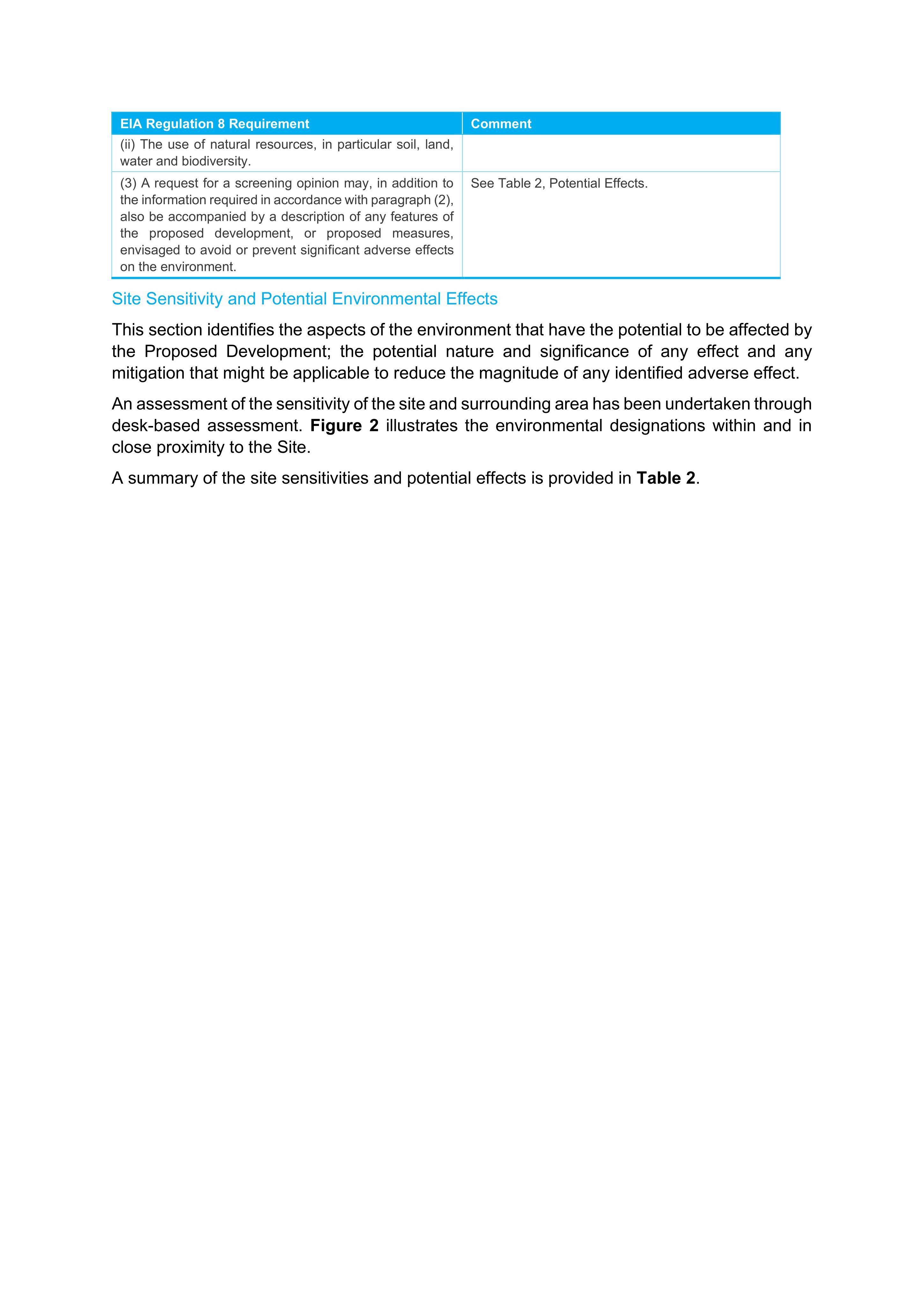 Planning document
