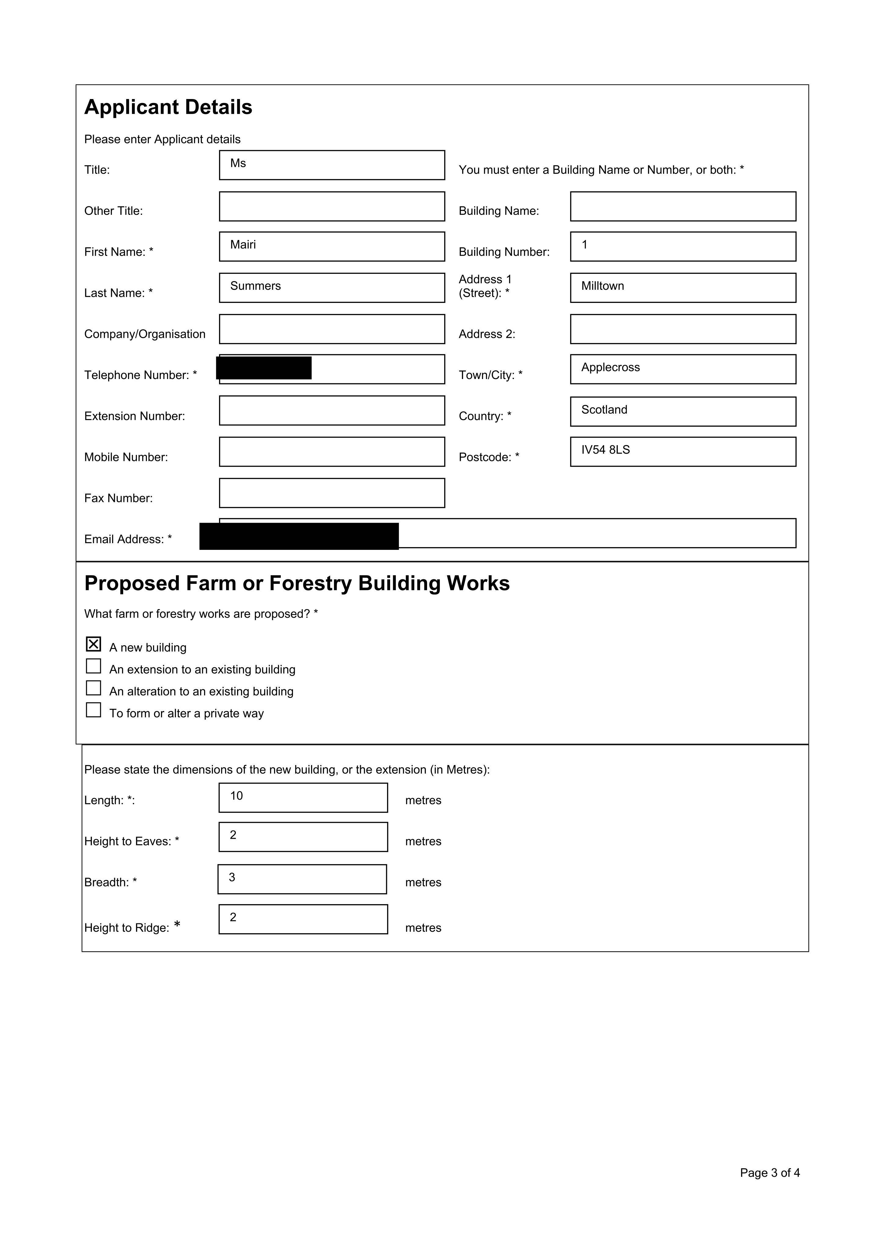 Planning document