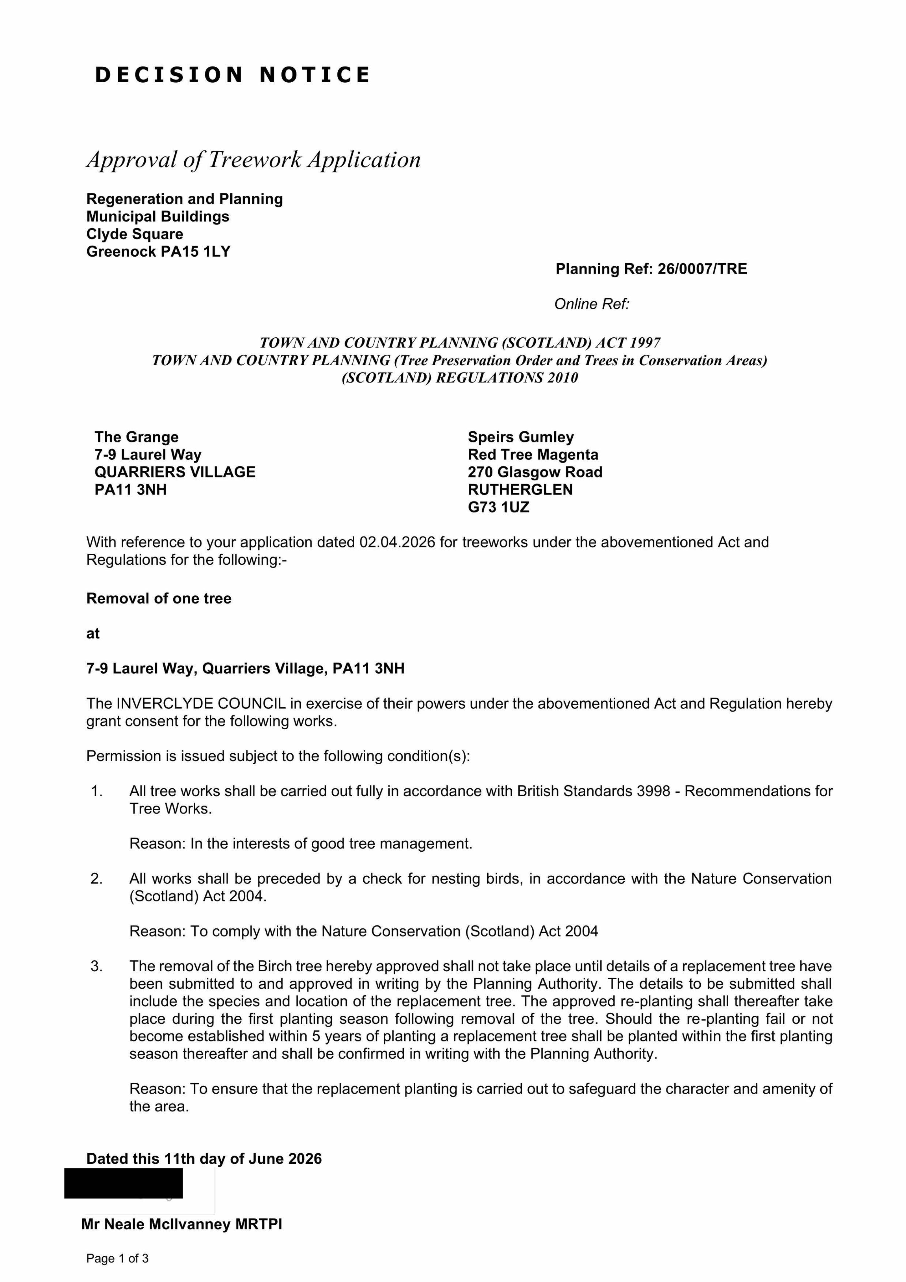 Planning document