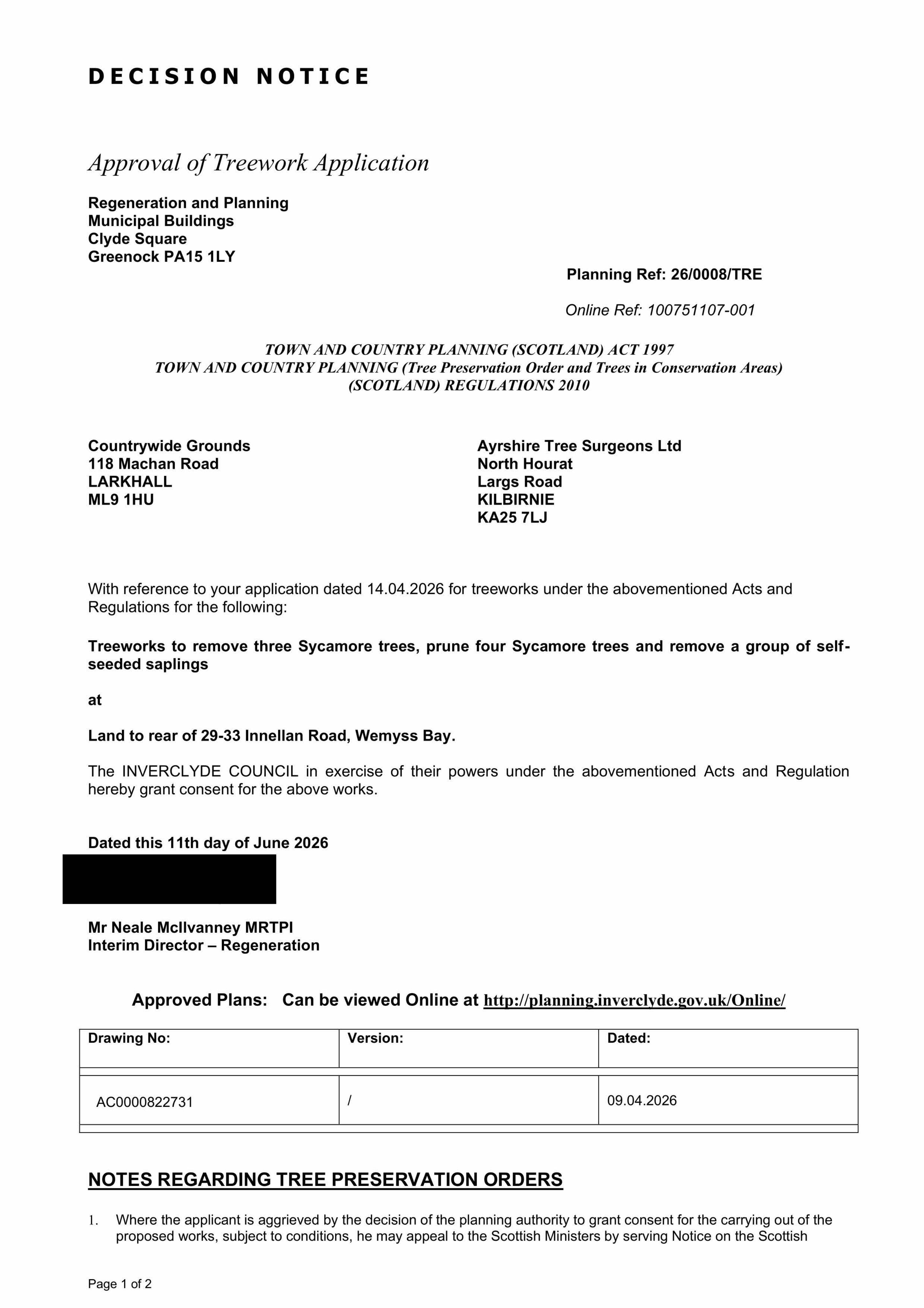 Planning document