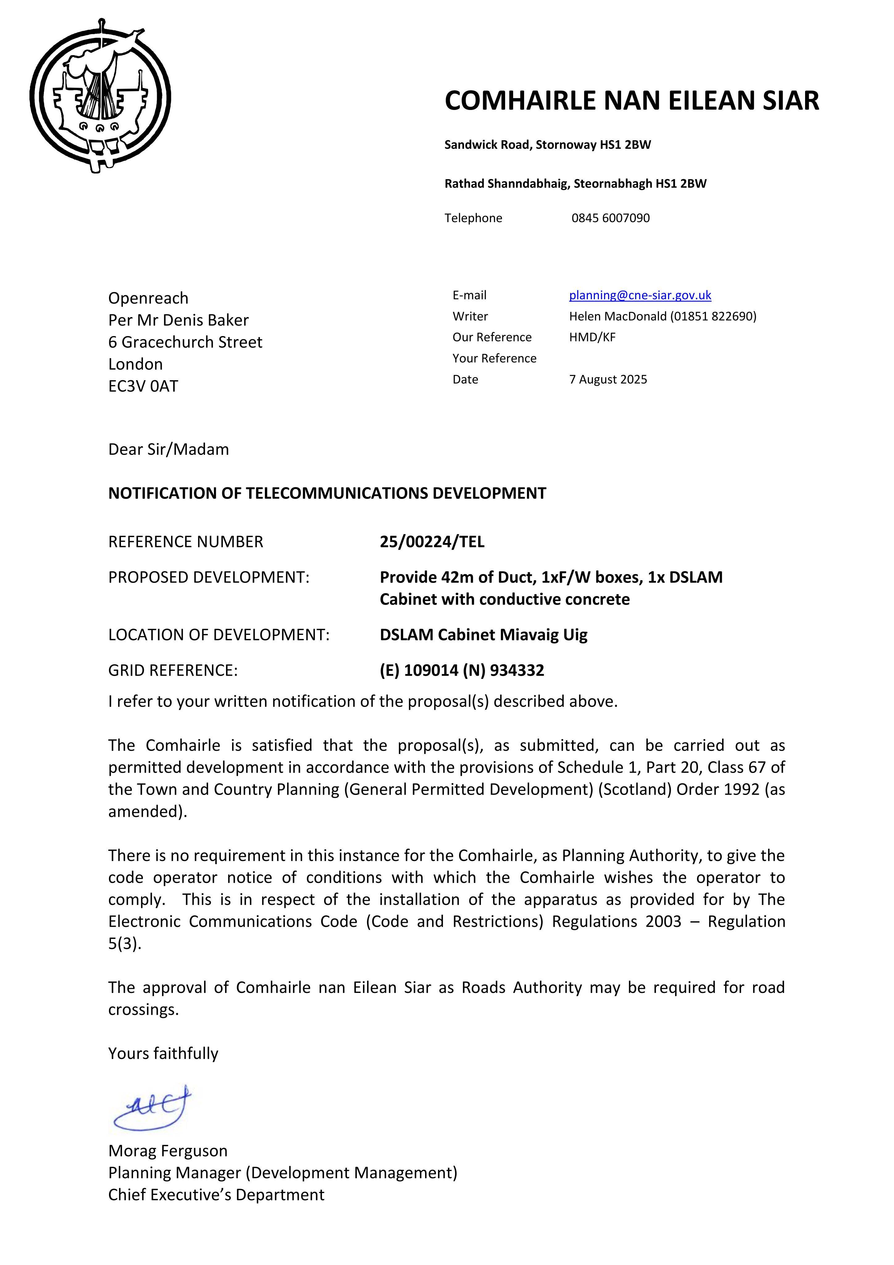 Planning document