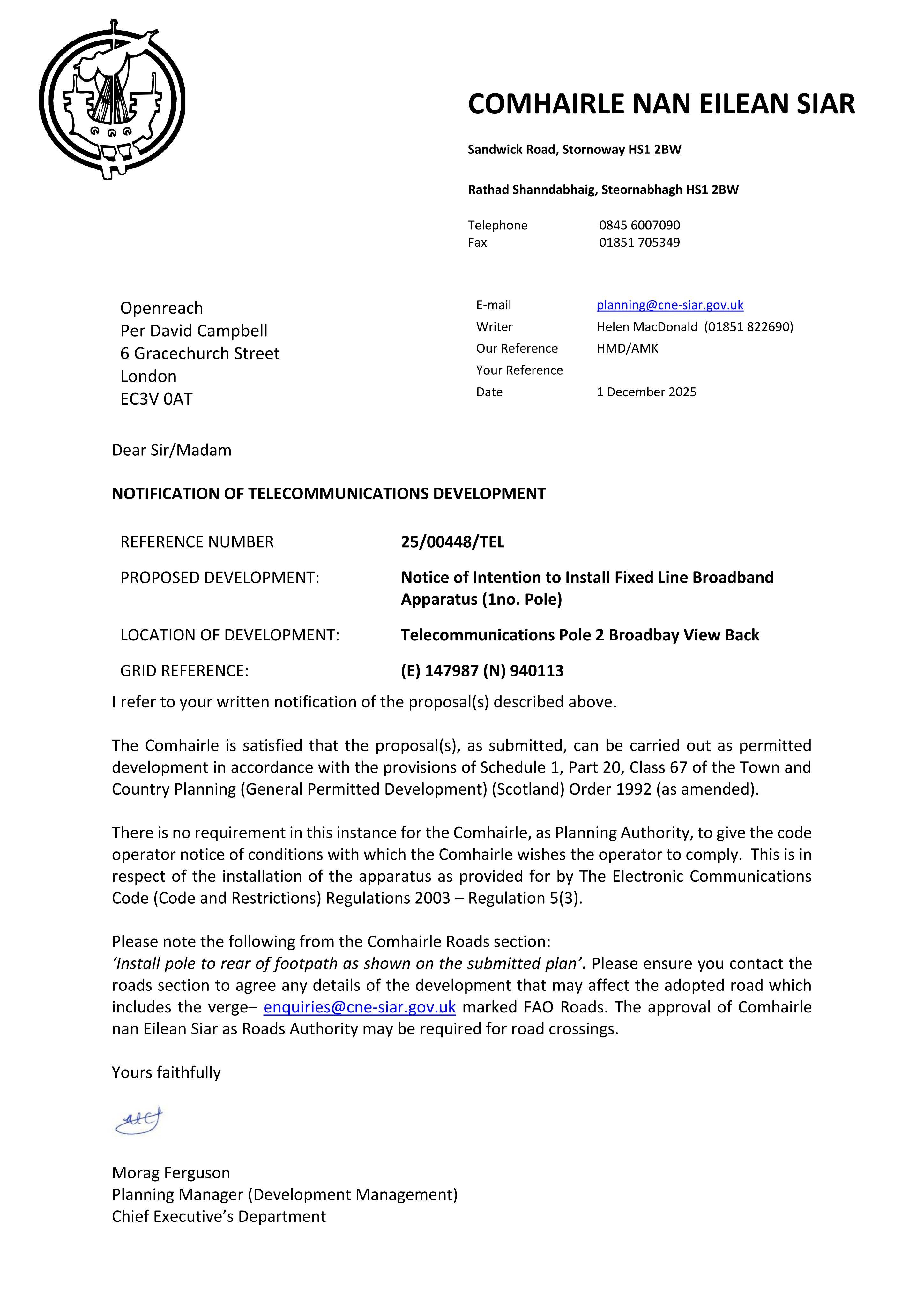Planning document