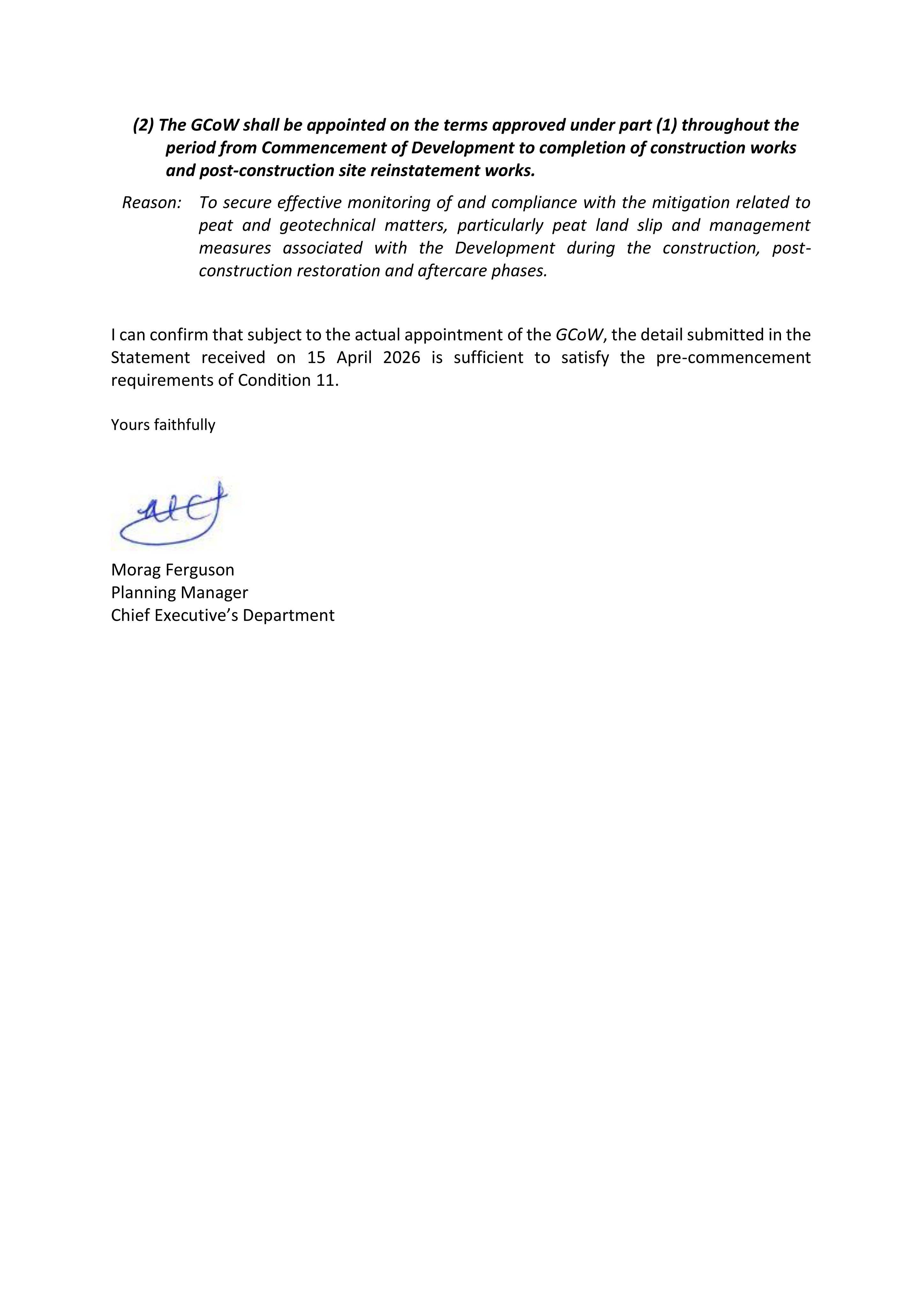 Planning document